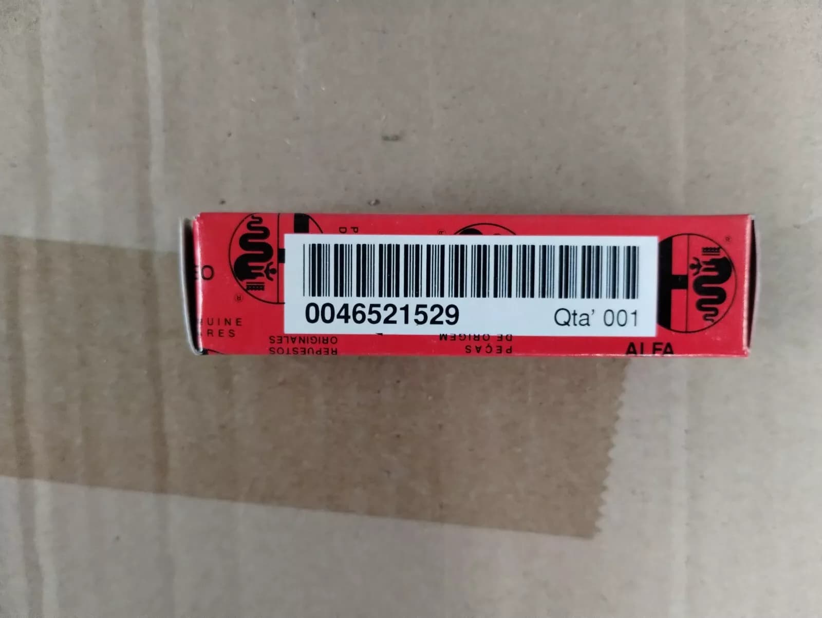 Genuine Alfa Romeo, Spark plug 4 pcs Nr: 46521529