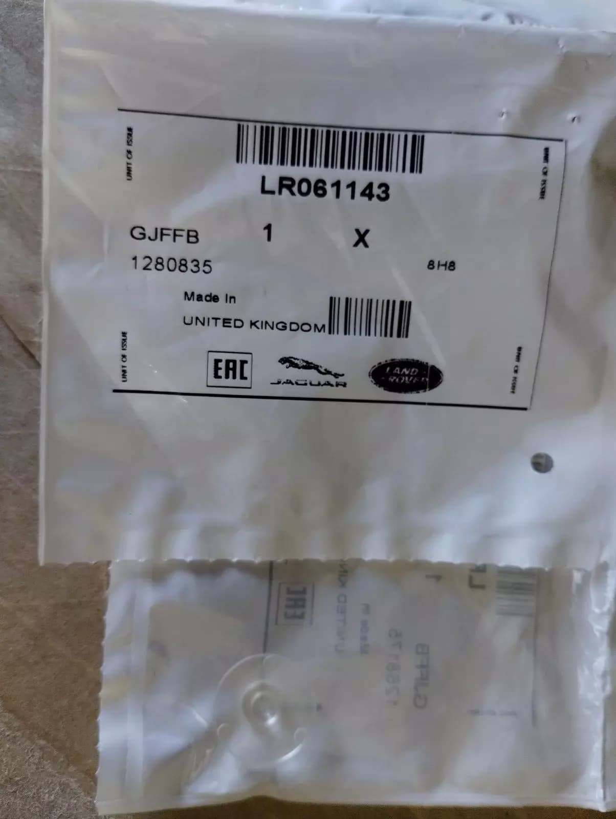 Genuine Jaguar, Land Rover Clip 19 pcs no: LR061143