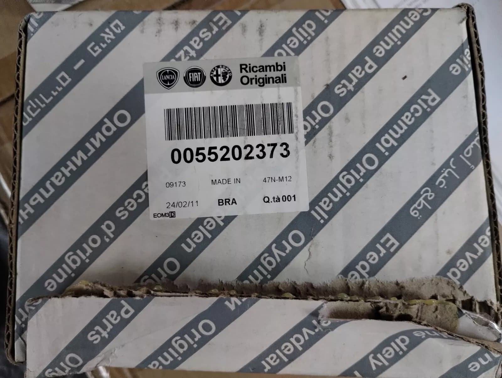 Genuine FIAT, THERMOSTAT No : 55202373