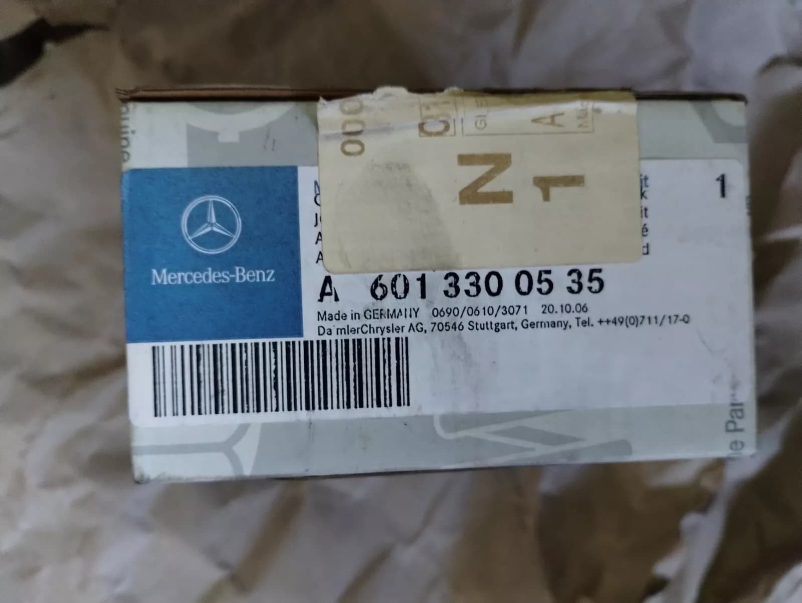 Genuine MERCEDES Tie rod end No: A6013300535