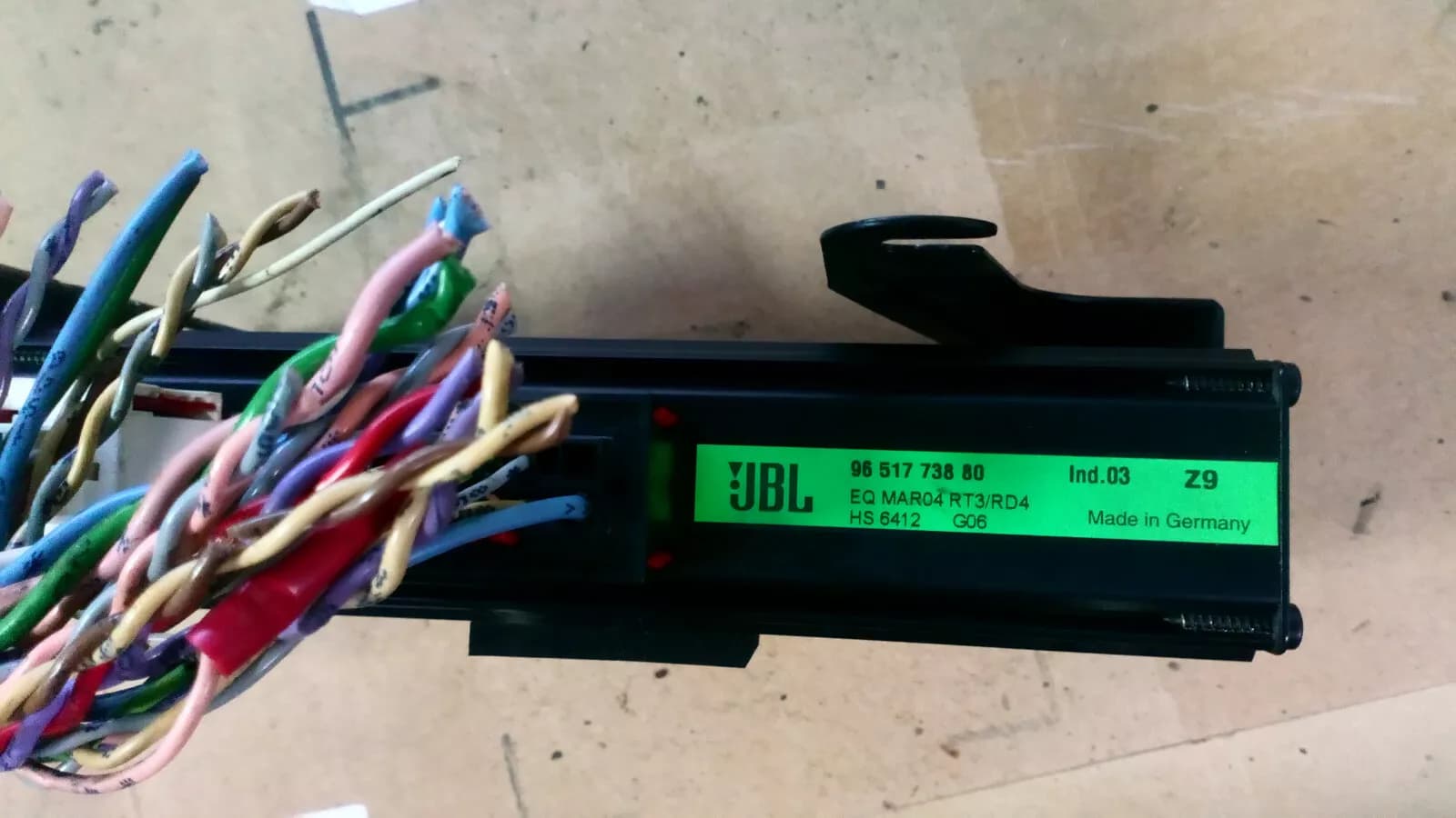 Peugeot 607 JBL system speaker, amplifier original