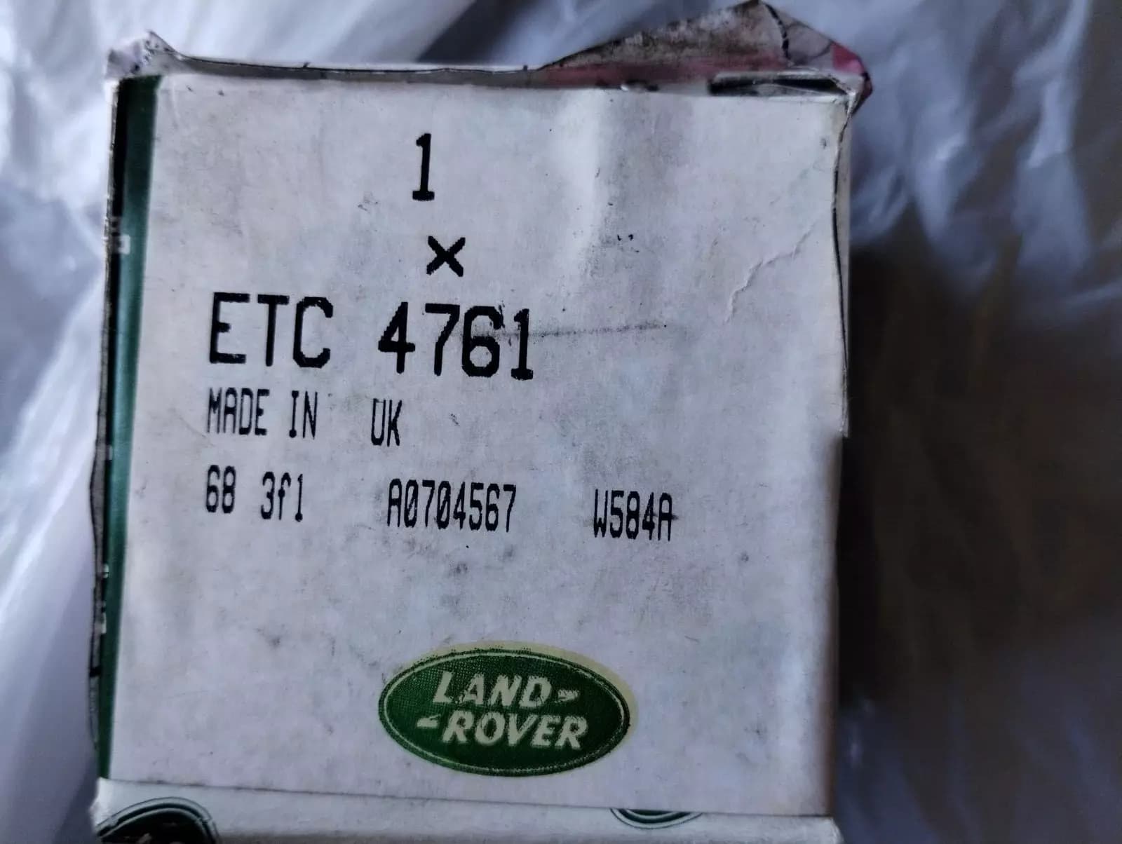 Jaguar, Land Rover, genuine thermostat-engine No: ETC4761