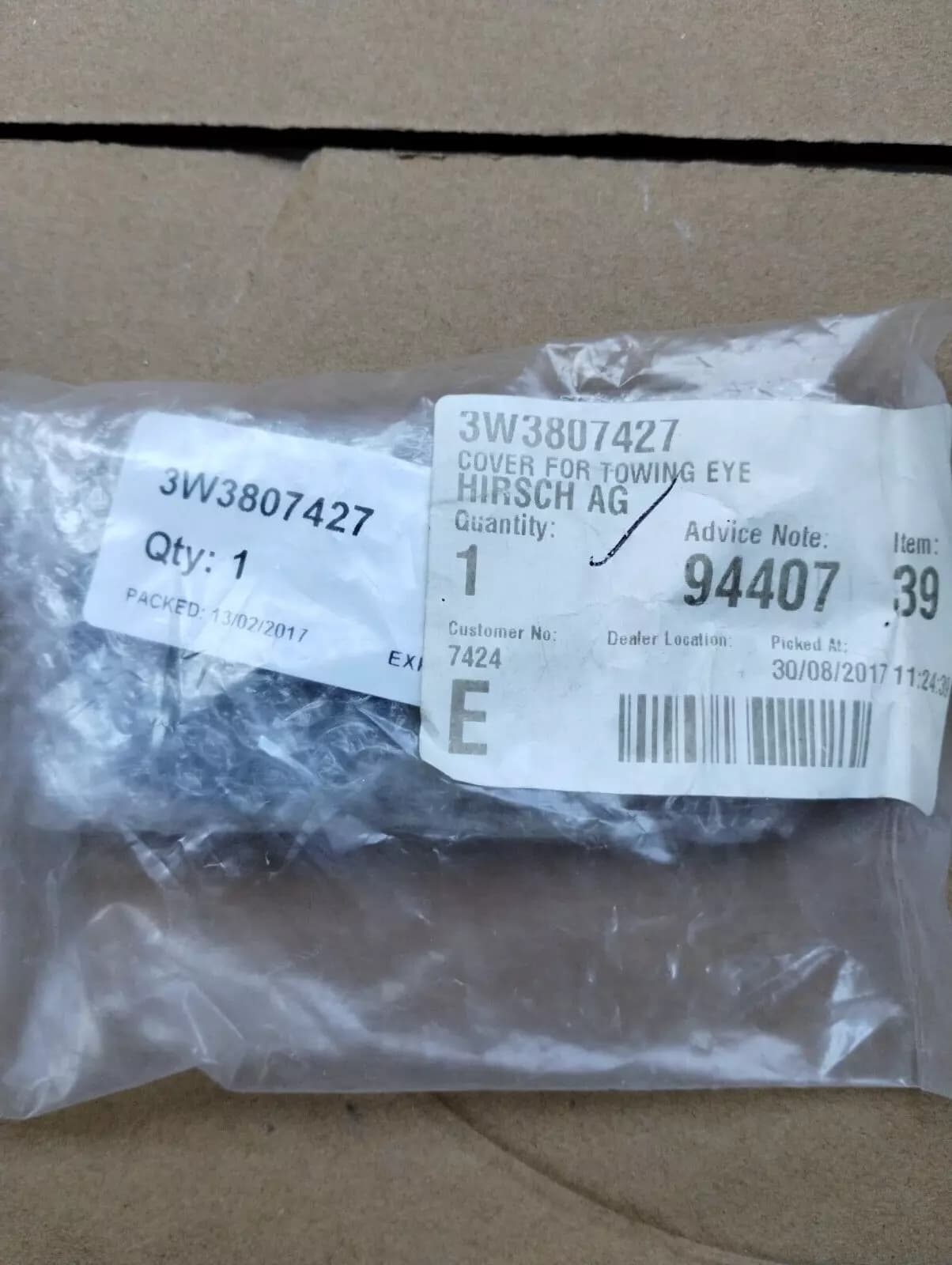 ORIGINAL BENTLEY COVER DRILL JACKS 1 PCS No: 3W3807427