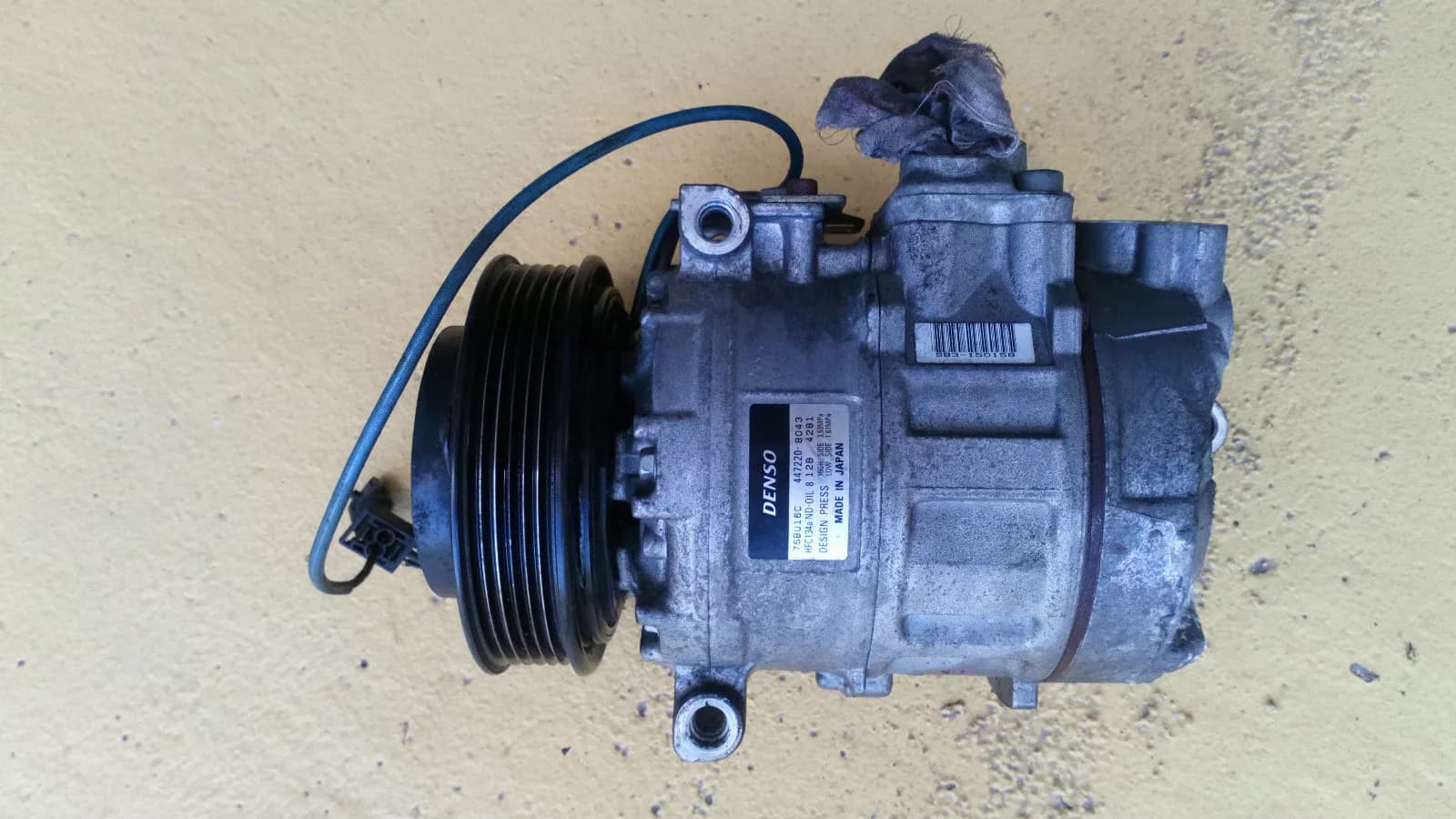 SAAB 9-5 air conditioning compressor part no: 5046891 year: 2001
