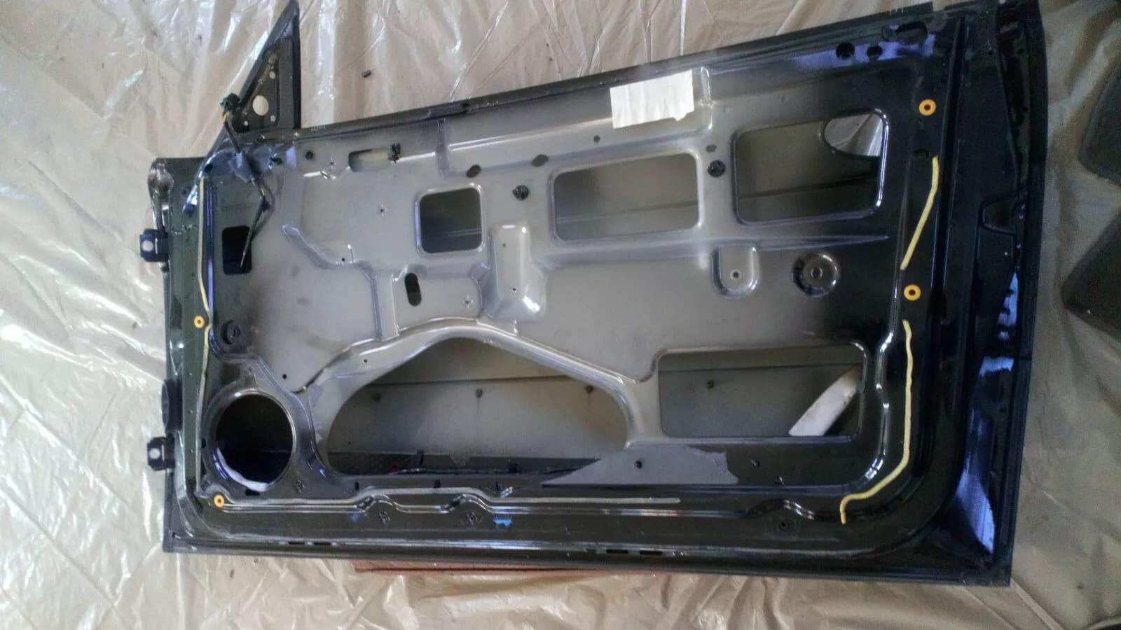 Saab 900 NG Convertible door right color black year:1996