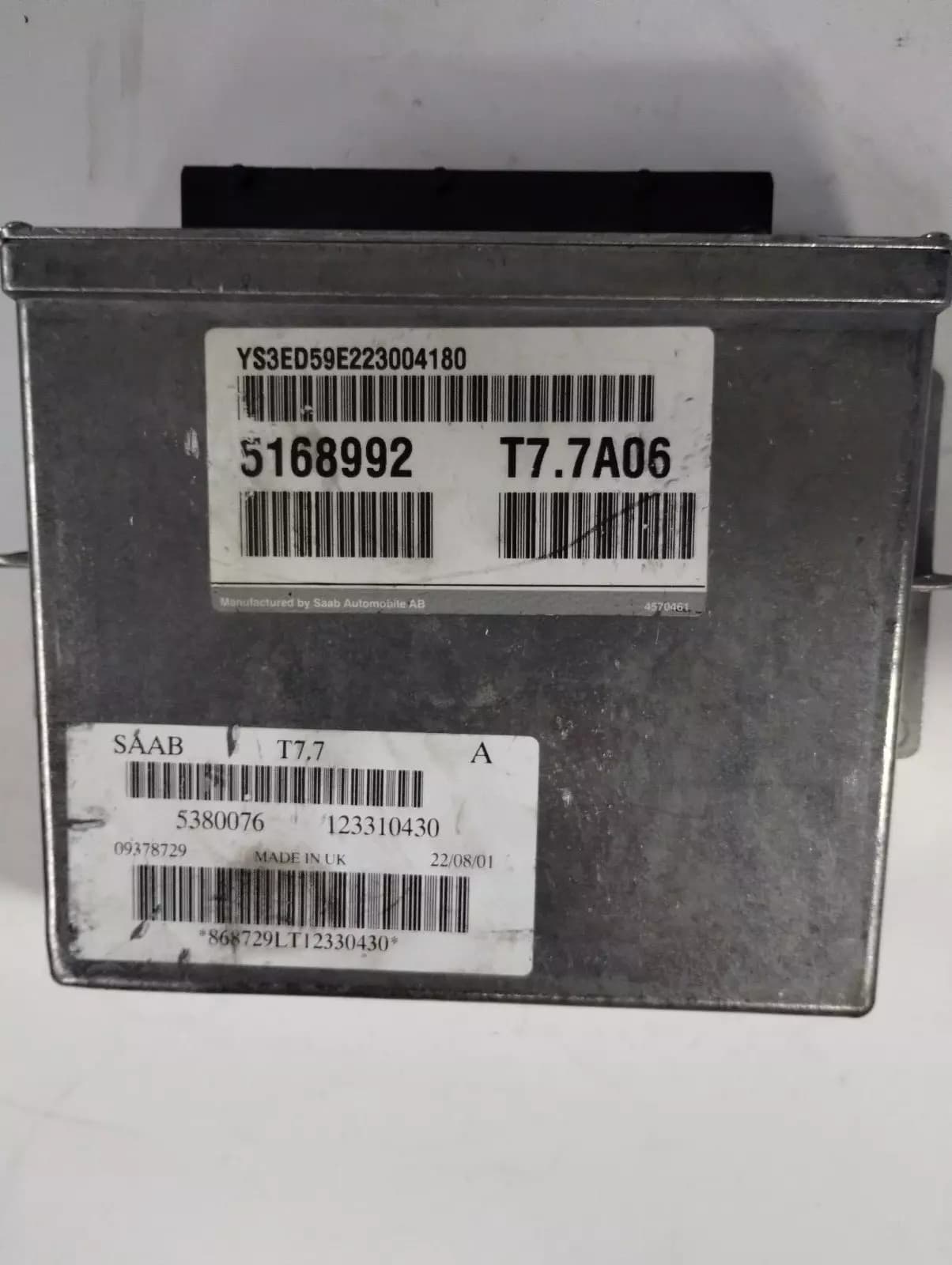 Saab 9-5 engine control unit, ECU No: 5168992