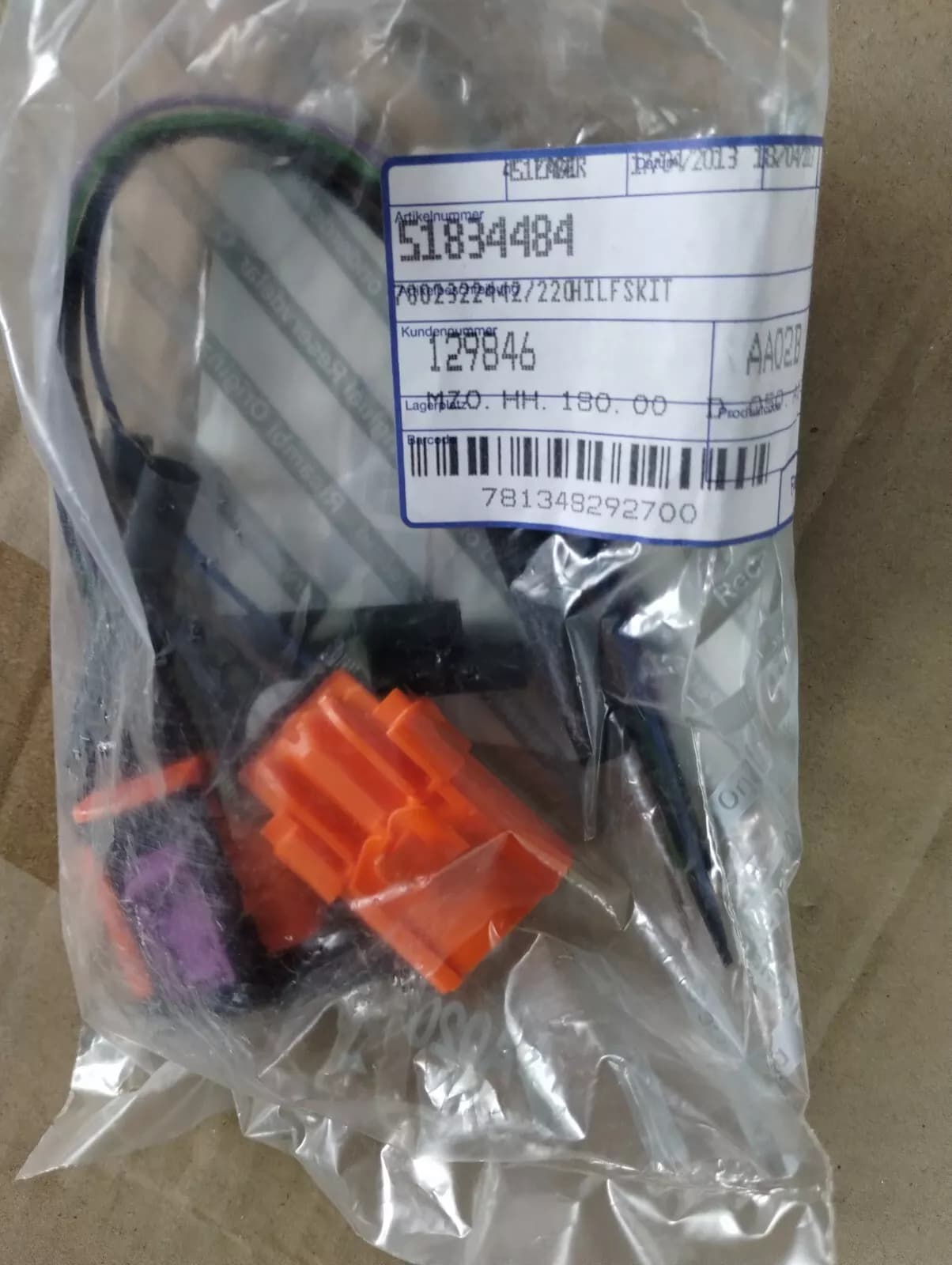 Genuine Fiat, Lancia Alfa Romeo, RELIEF KIT No: 51834484