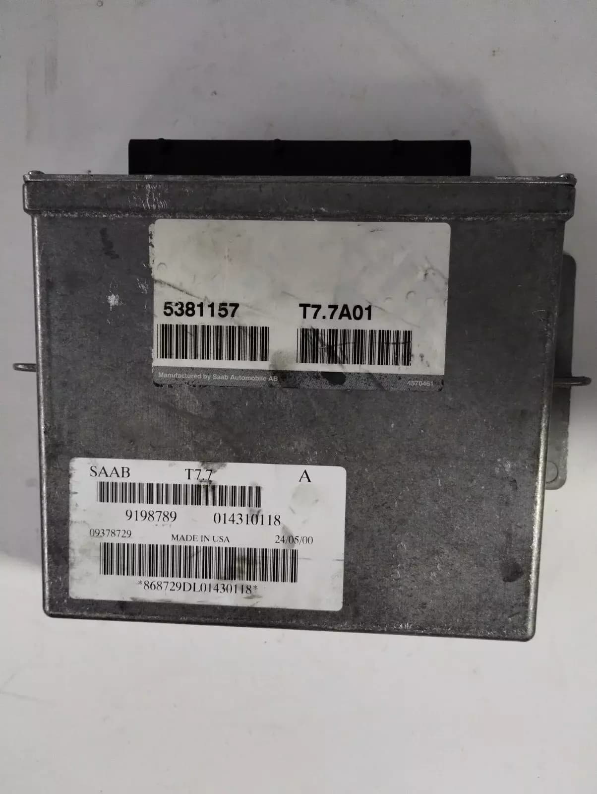 Saab 9-5 engine control unit, ECU No: 5381157