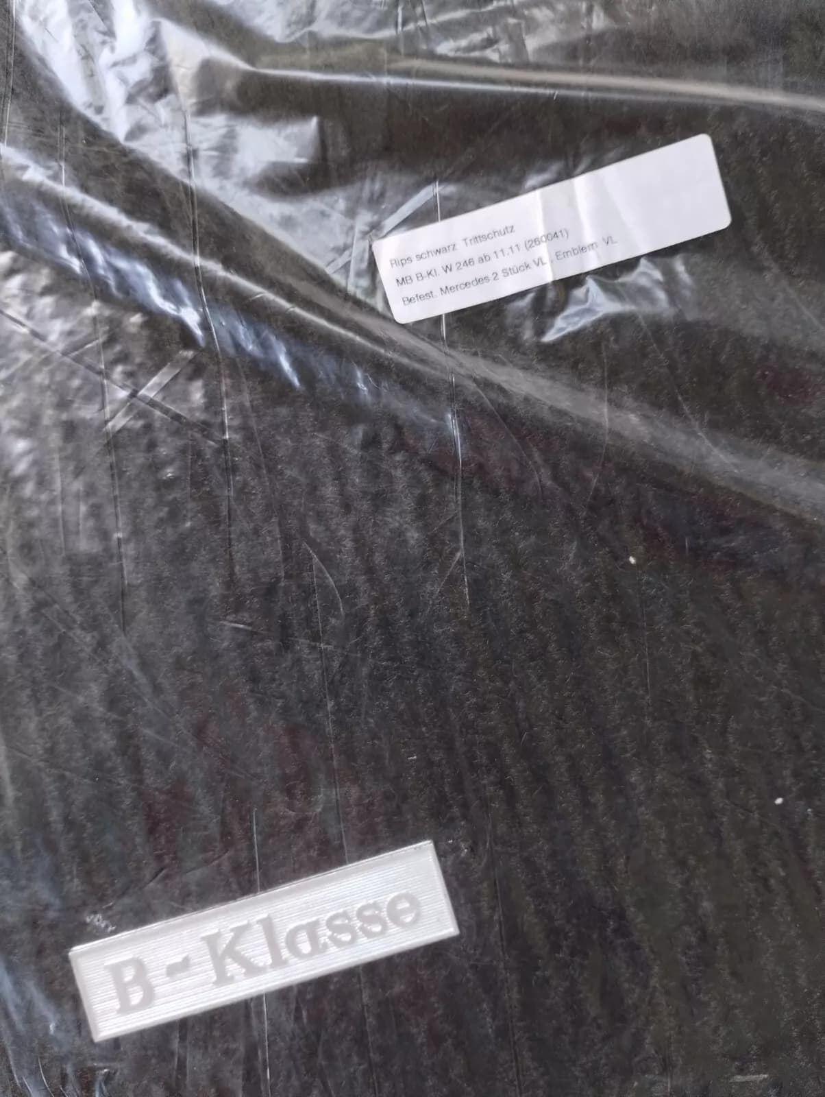 Mercedes B-Class W246 floor mats NR: 260041