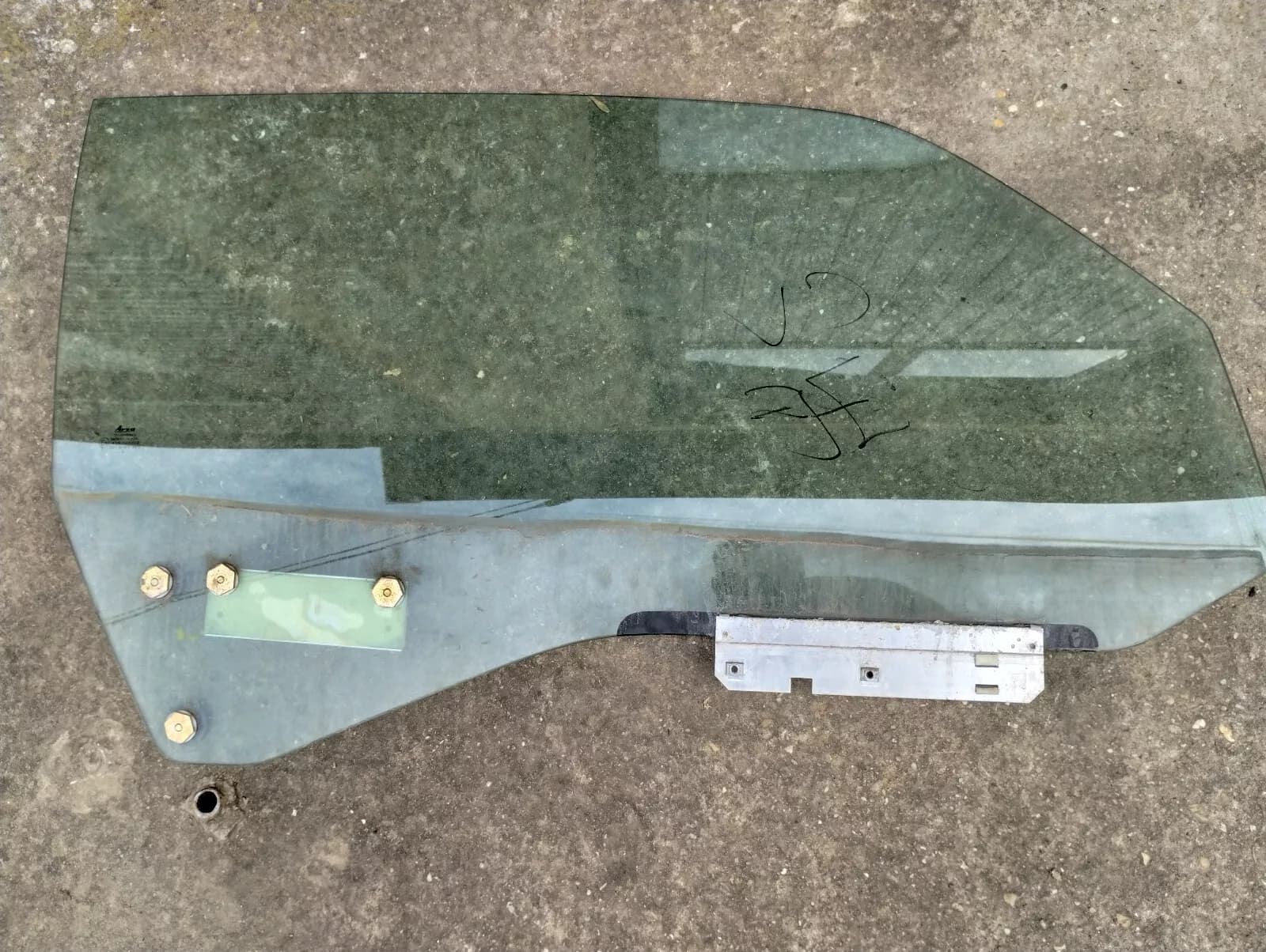 Saab 9-3 Convertible 1998-03 door window right fornt