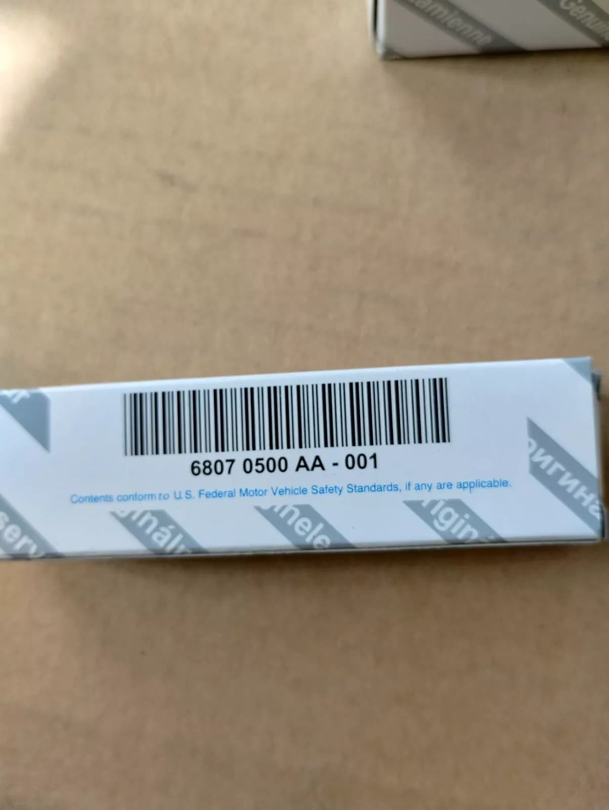 Genuine Fiat Spark plug 4 pcs No: 68070500AA