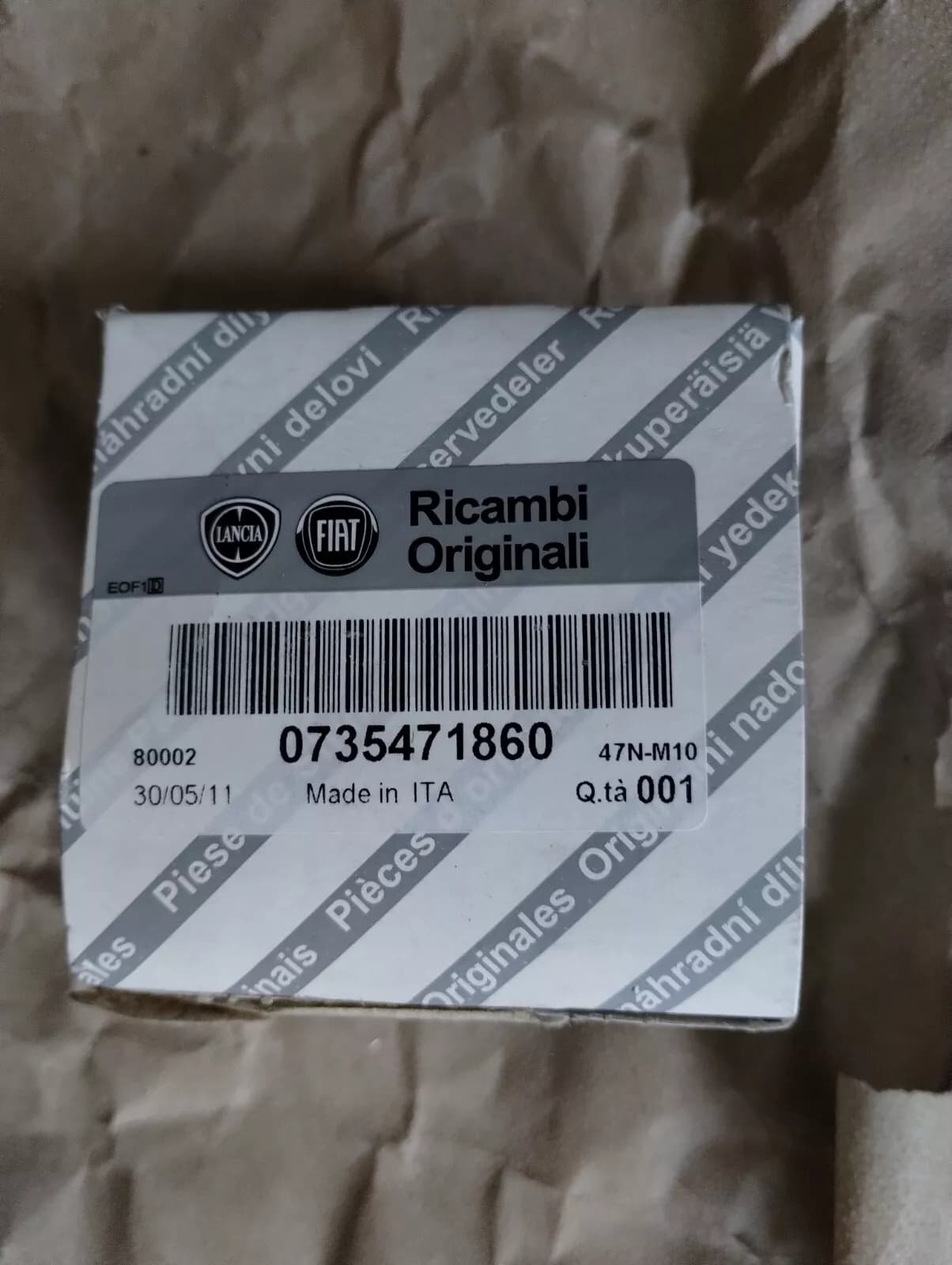 Genuine Fiat, Lancia, Alfa Romeo, HUB CAP 4 pcs No: 735471860