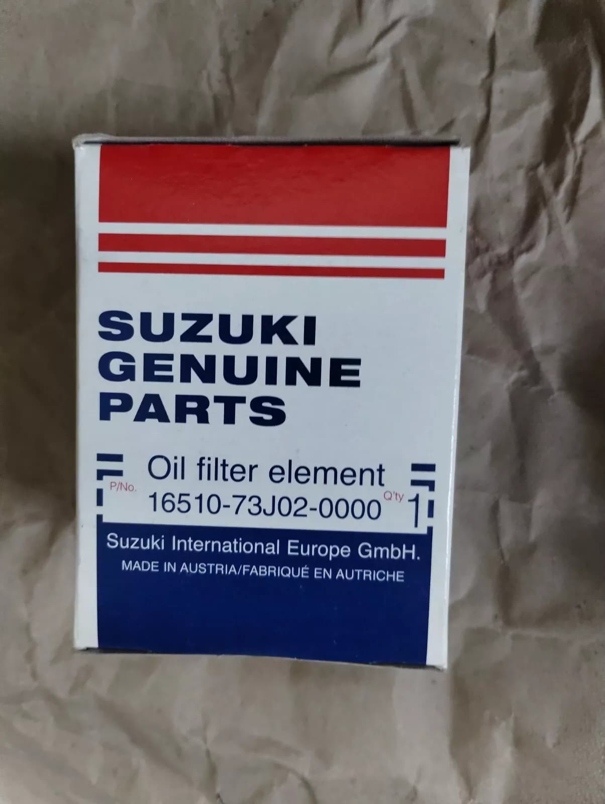 Genuine Suzuki filter 4 pcs No: 16510-73J02