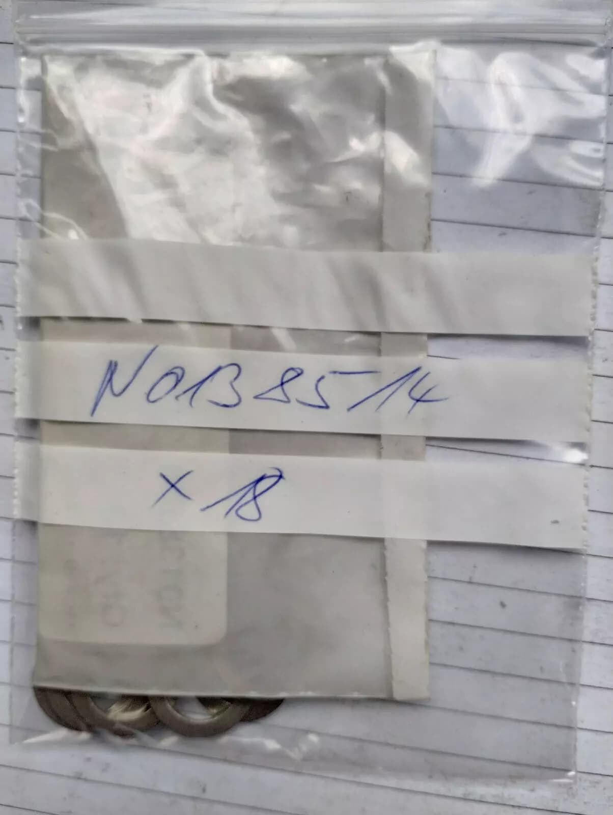 ORIGINAL VW GROUP PARTS, SEAL RING 18 PCS No: N0138514