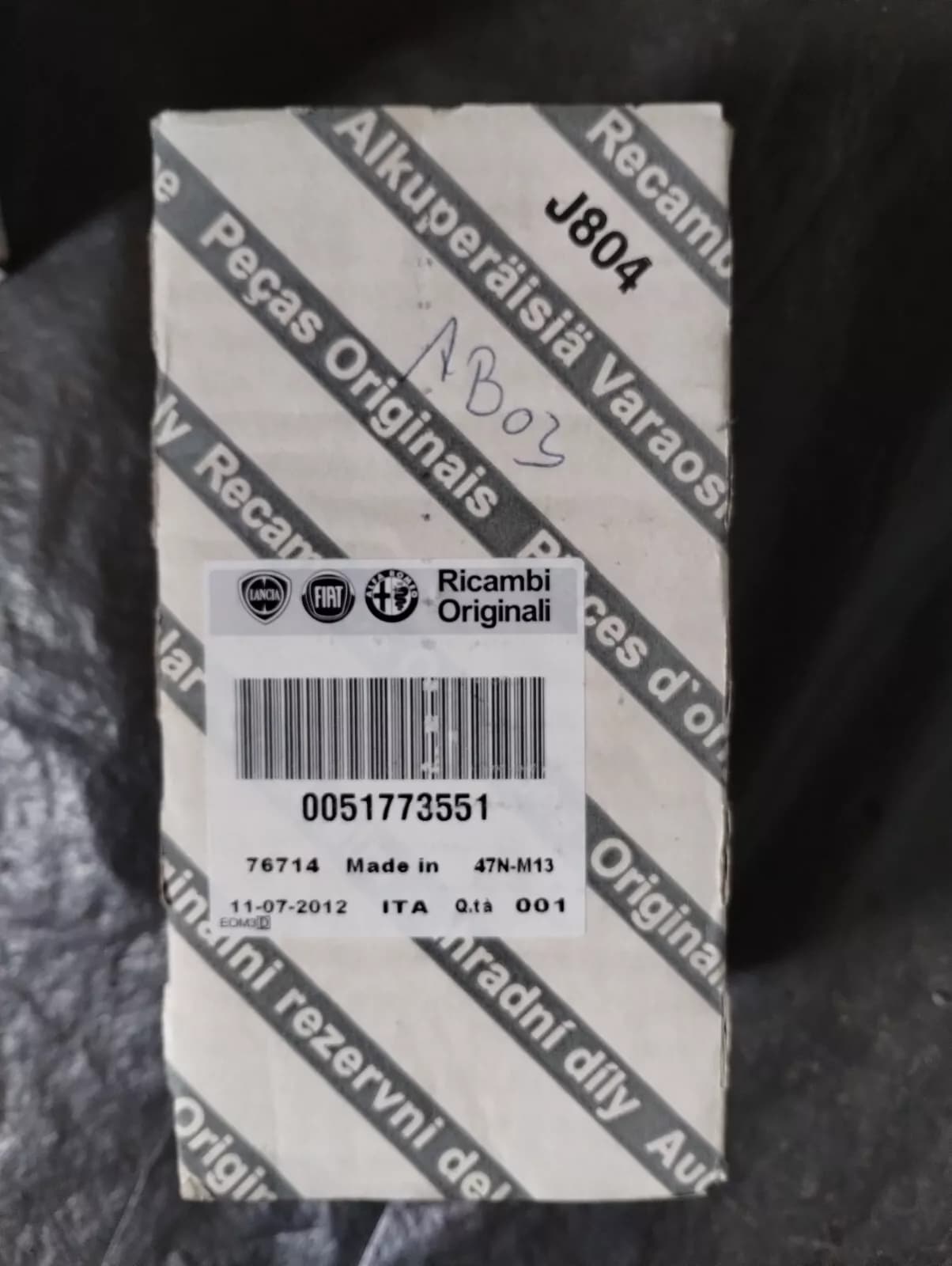 Genuine Fiat, Lancia, Alfa Romeo, BELT TENSIONERS No: 51773551