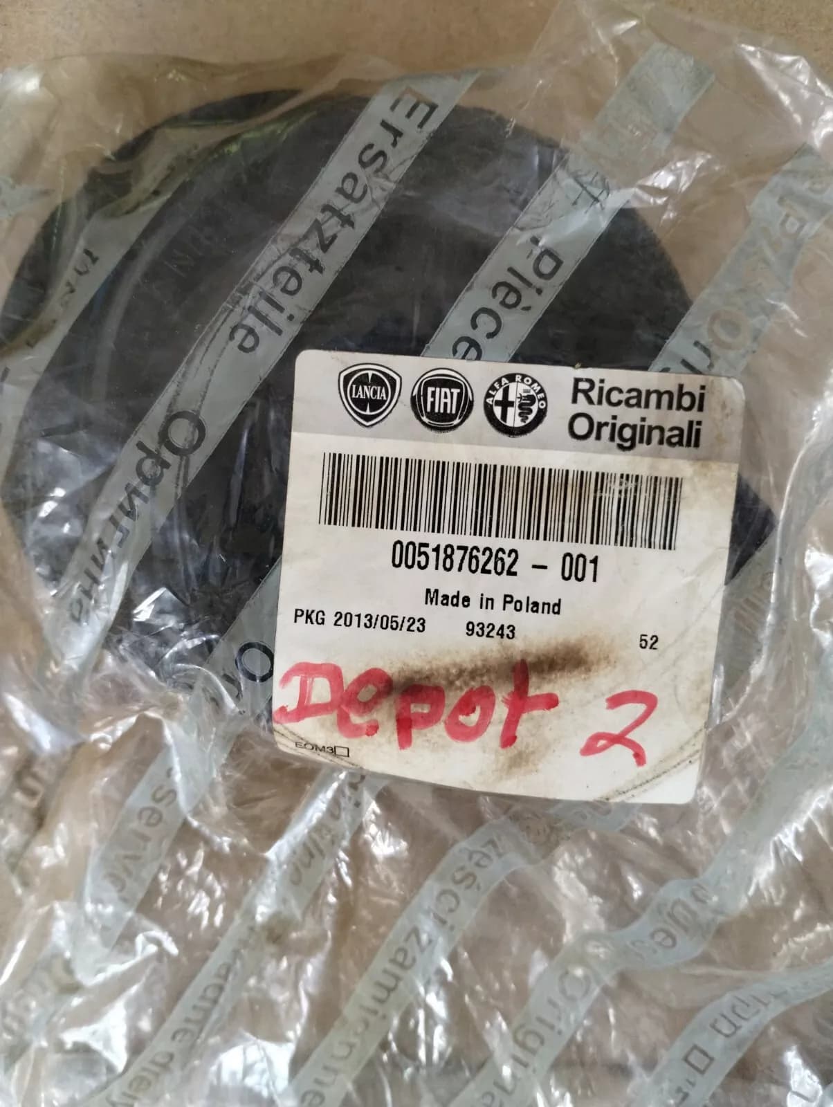 Genuine Fiat, Strut bearing 2pcs Nr: 51876262