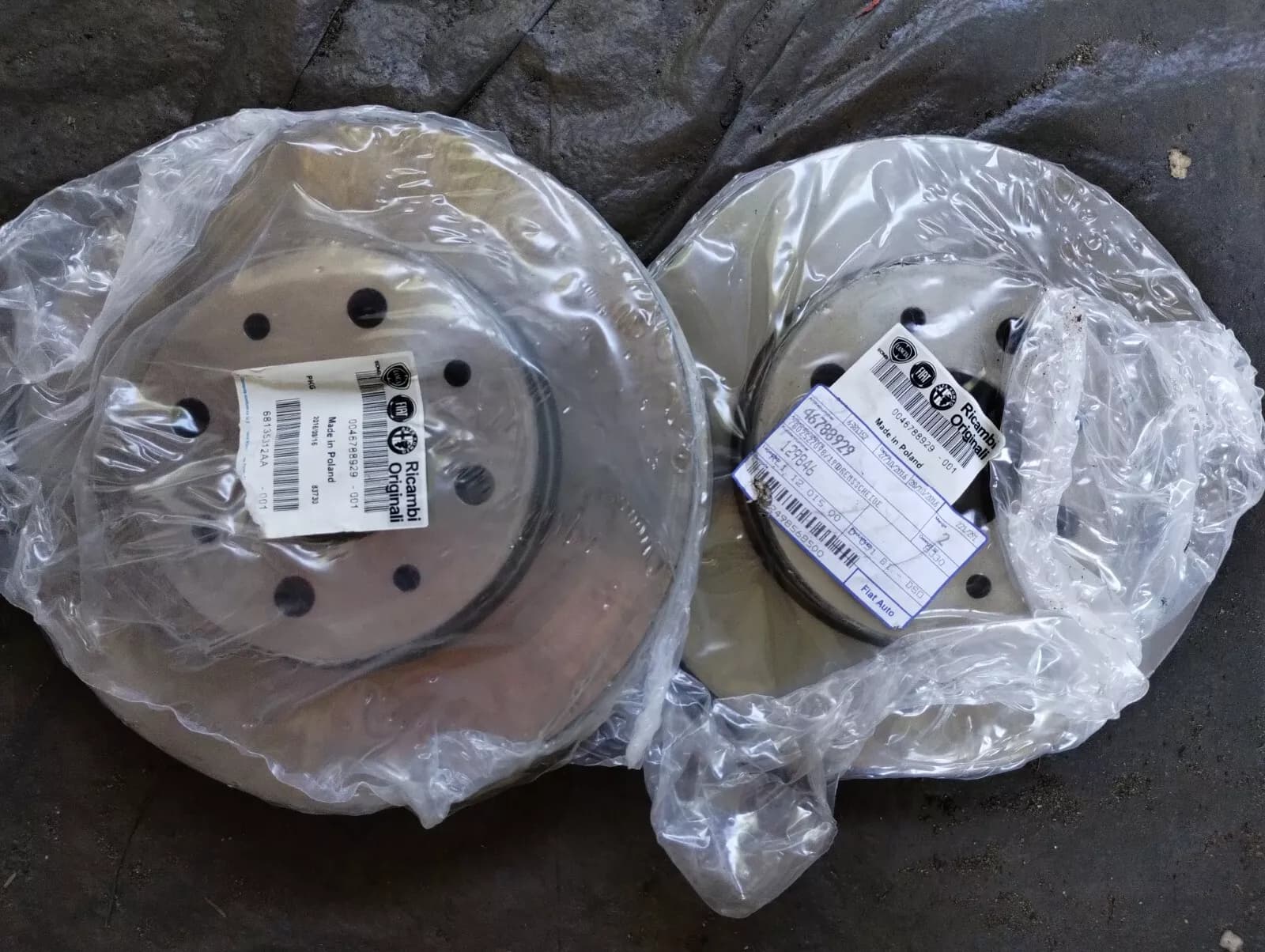 Genuine Fiat BRAKE DISC 2Pcs No: 46788929