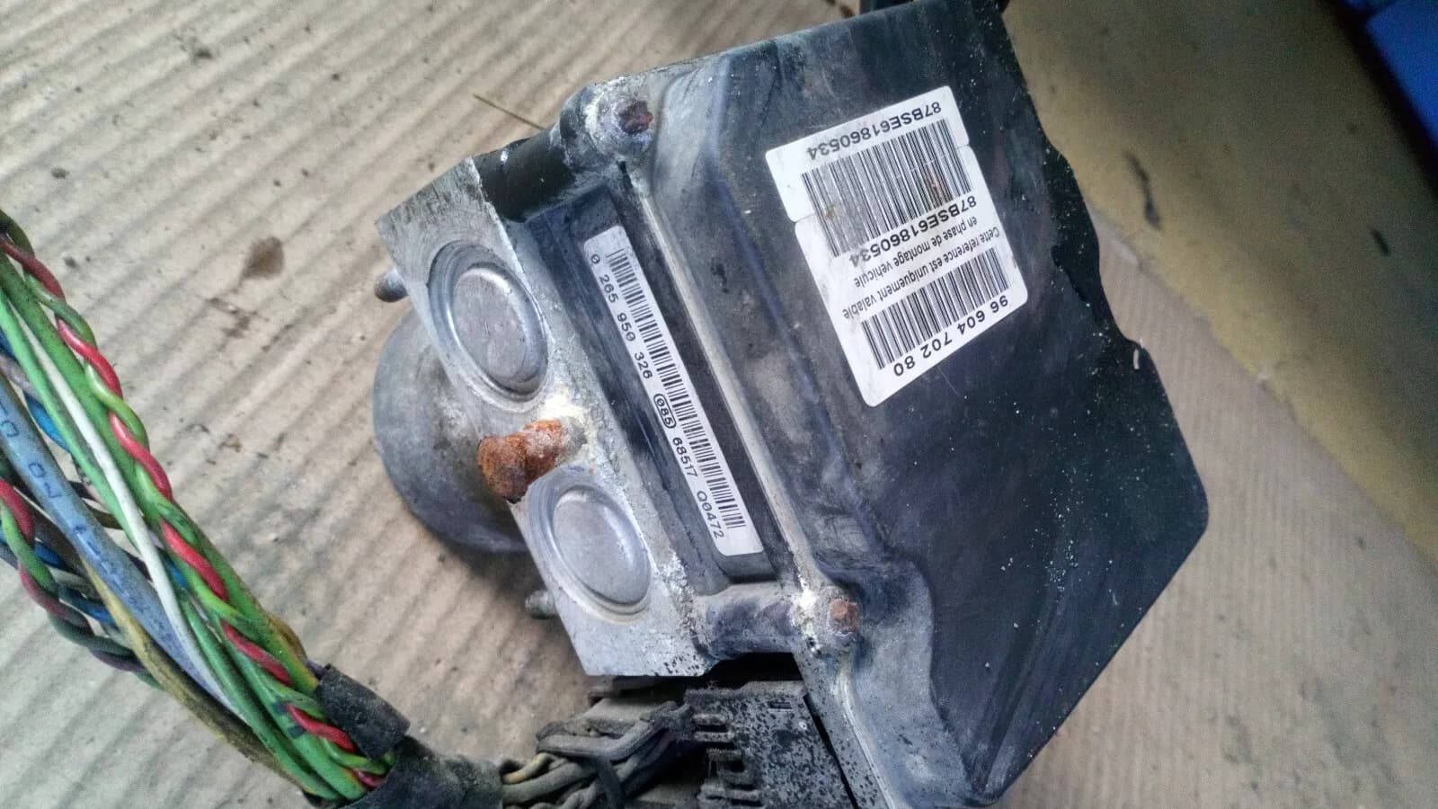 Peugeot ABS, hydraulic unit part no : 9660470280