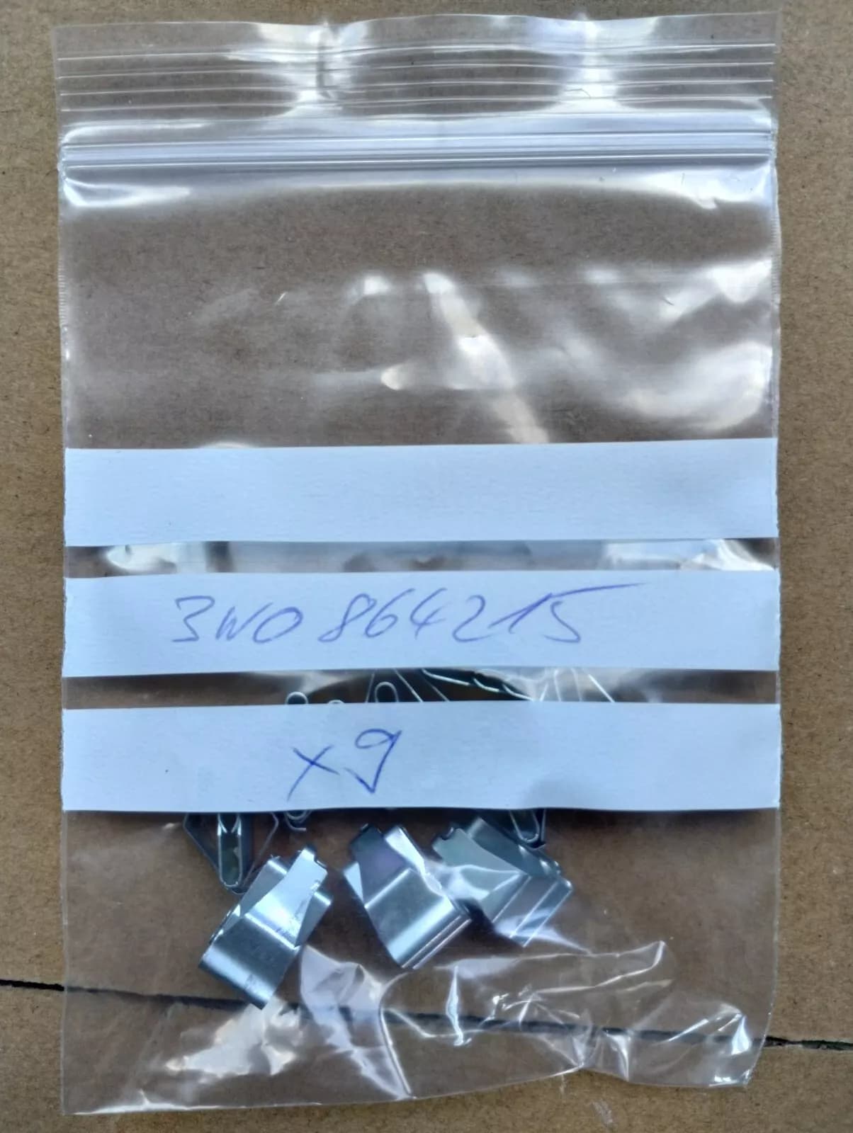 ORIGINAL BENTLEY CLIP 9 PCS no: 3W0864215