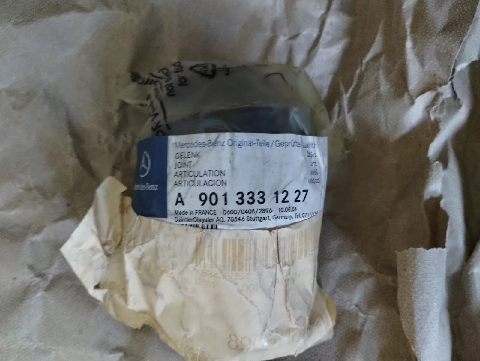 Genuine Mercedes joint, No: A9013331227