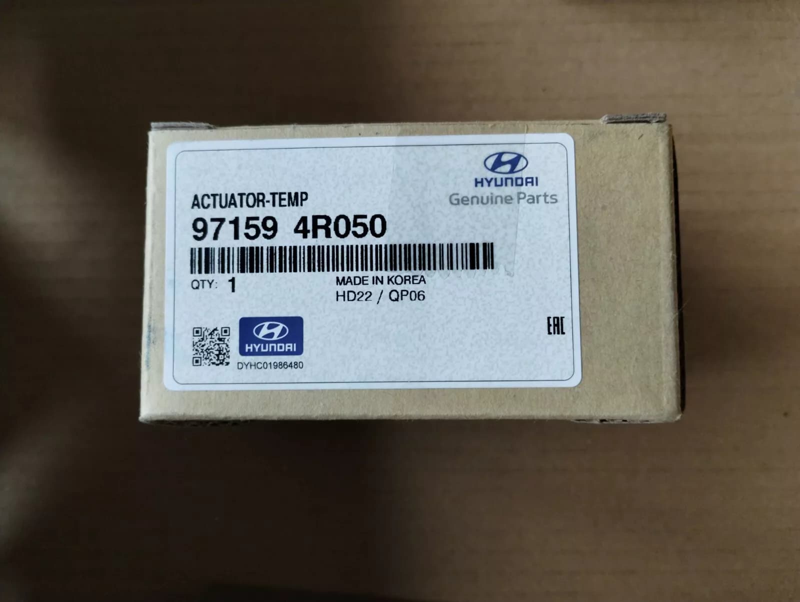 HYUNDAI Original Actuator-temp no : 971594R050