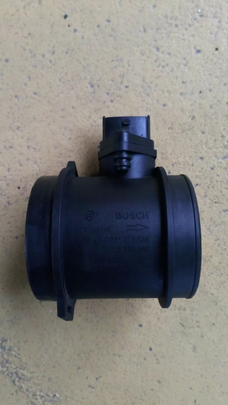 Saab 9-5 3 0TiD Mass air flow sensor Bosch 0 281 002 538