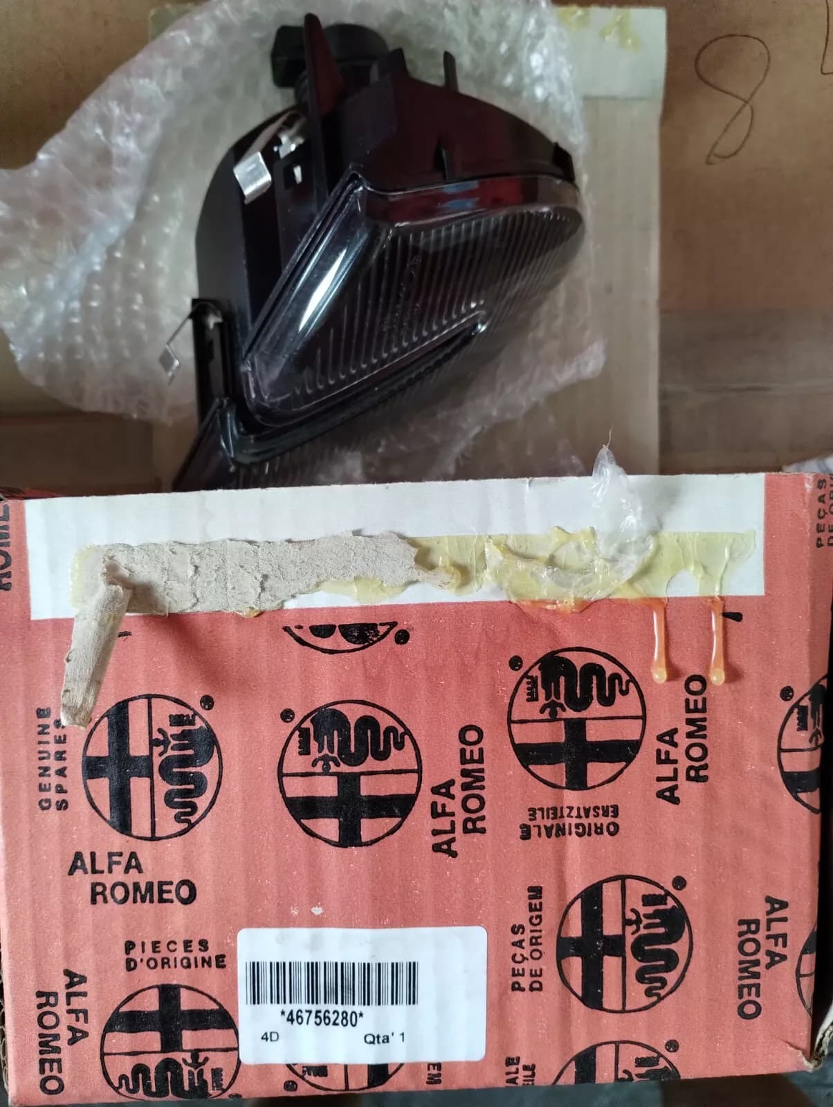 Genuine Alfa Romeo 147 FRONT LAMP No : 46756280
