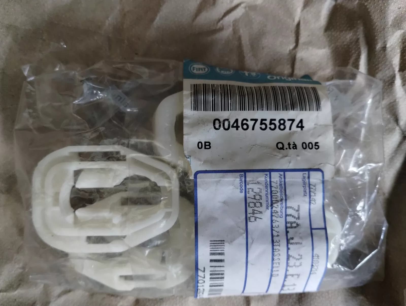 Genuine Fiat, Lancia, Alfa Romeo, Brake pedal control 5pcs No: 46755874