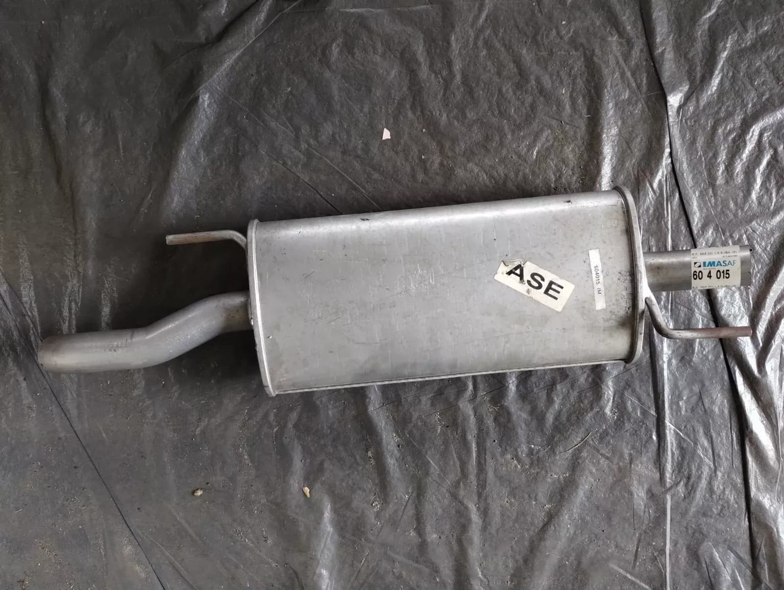 Genuine IMASAF VW Golf III 1 9D Rear silencer No: 604015