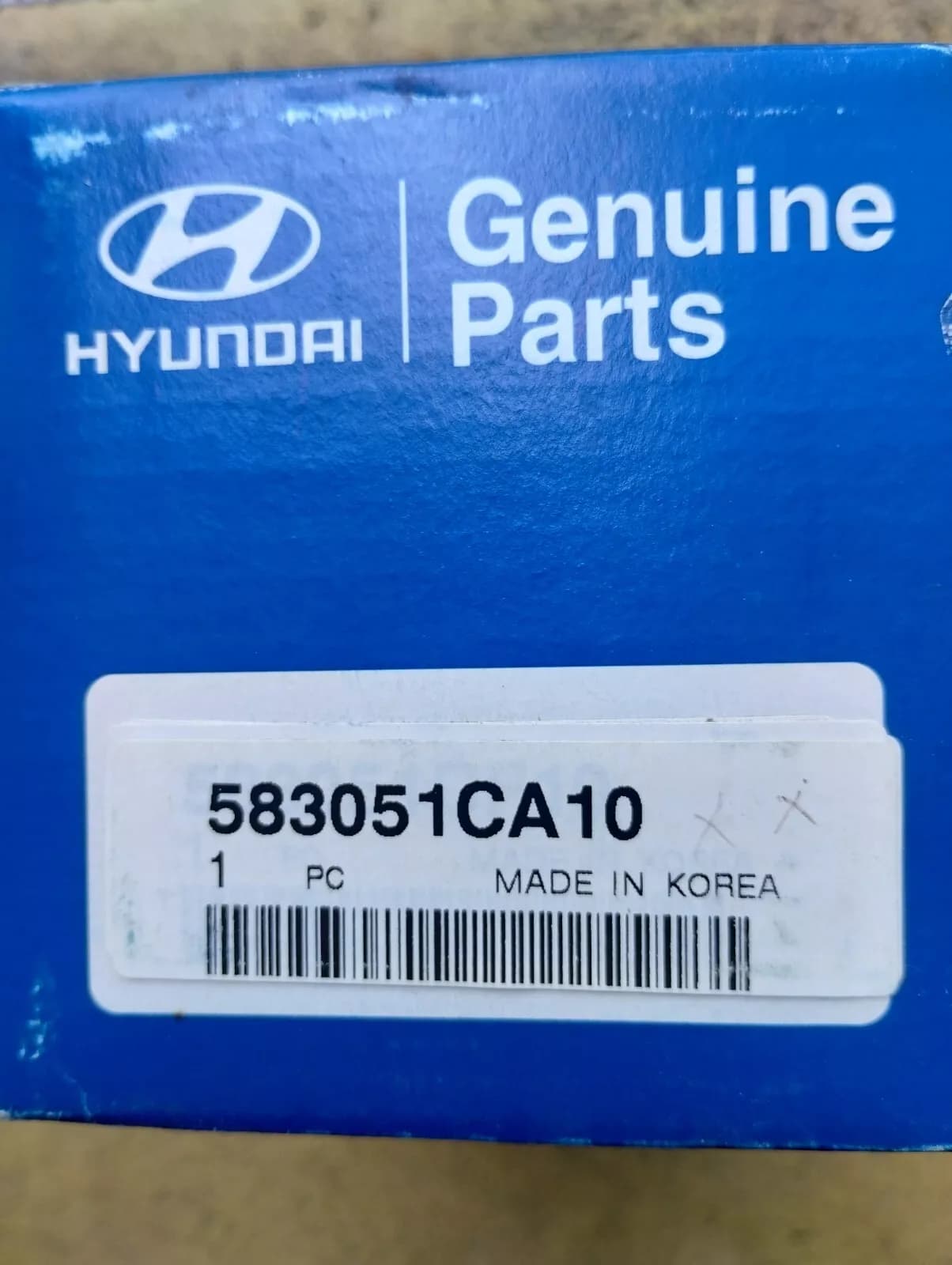 HYUNDAI Original SHOE & LINING KIT-RR BRAKE No: 583051CA10