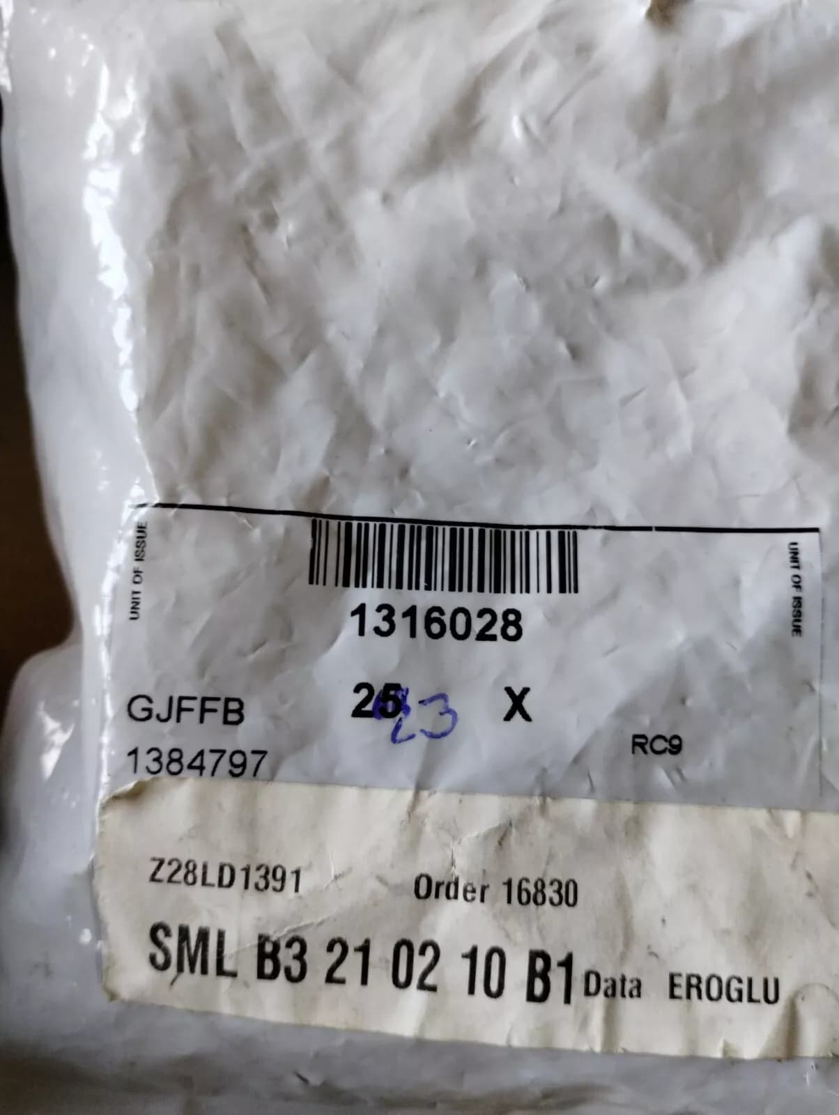 Genuine Jaguar, Land Rover, EGR bolt 23 Pcs No: 1316028