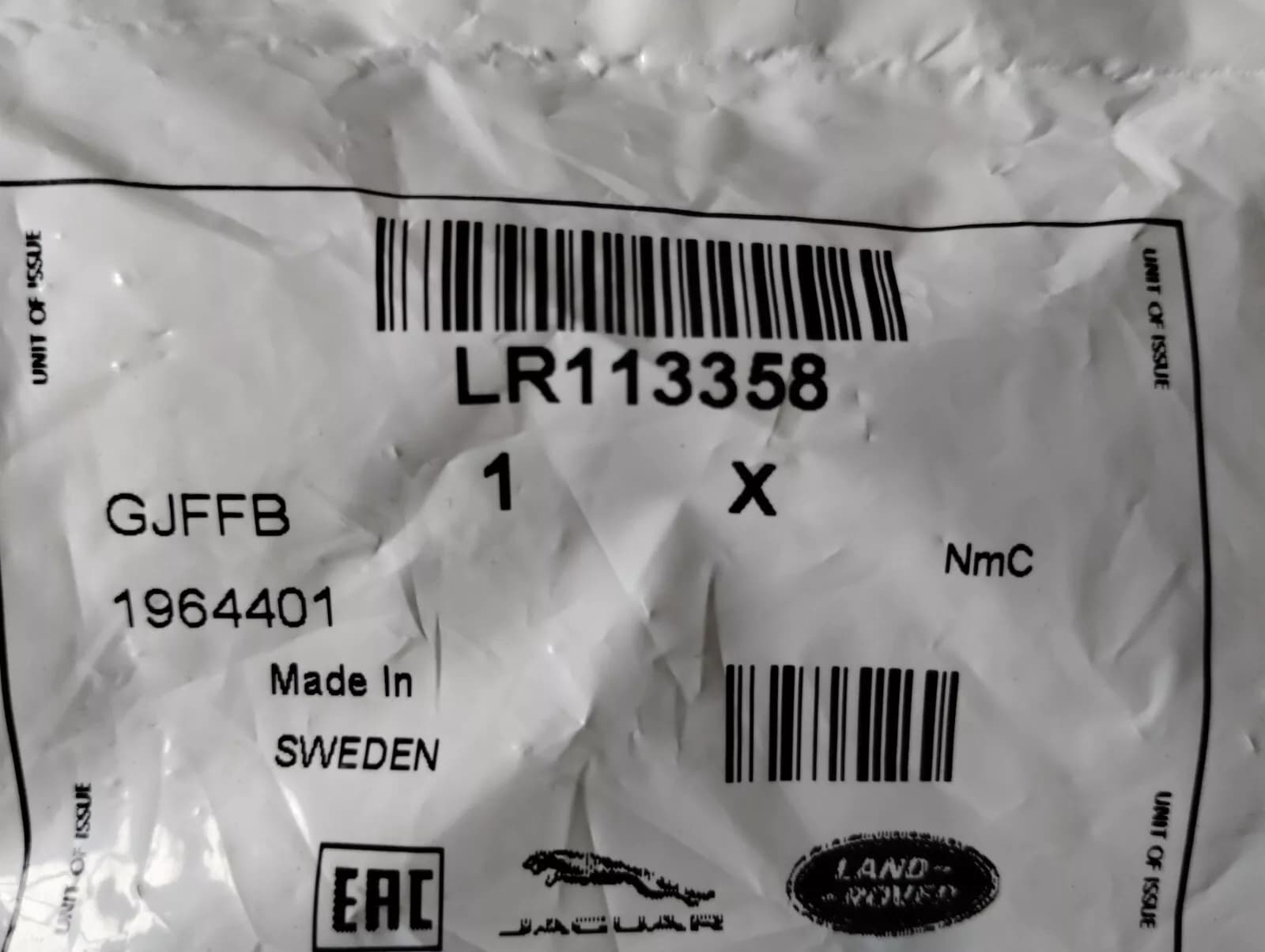 Genuine Jaguar, Land Rover, stud 6 Pcs No: LR113358