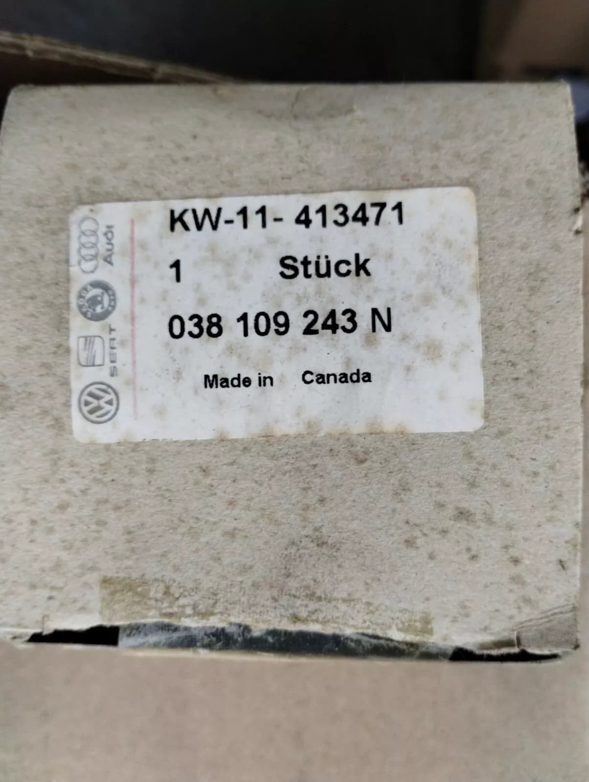 Genuine Volkswagen, Audi Tensioner No: 038109243N