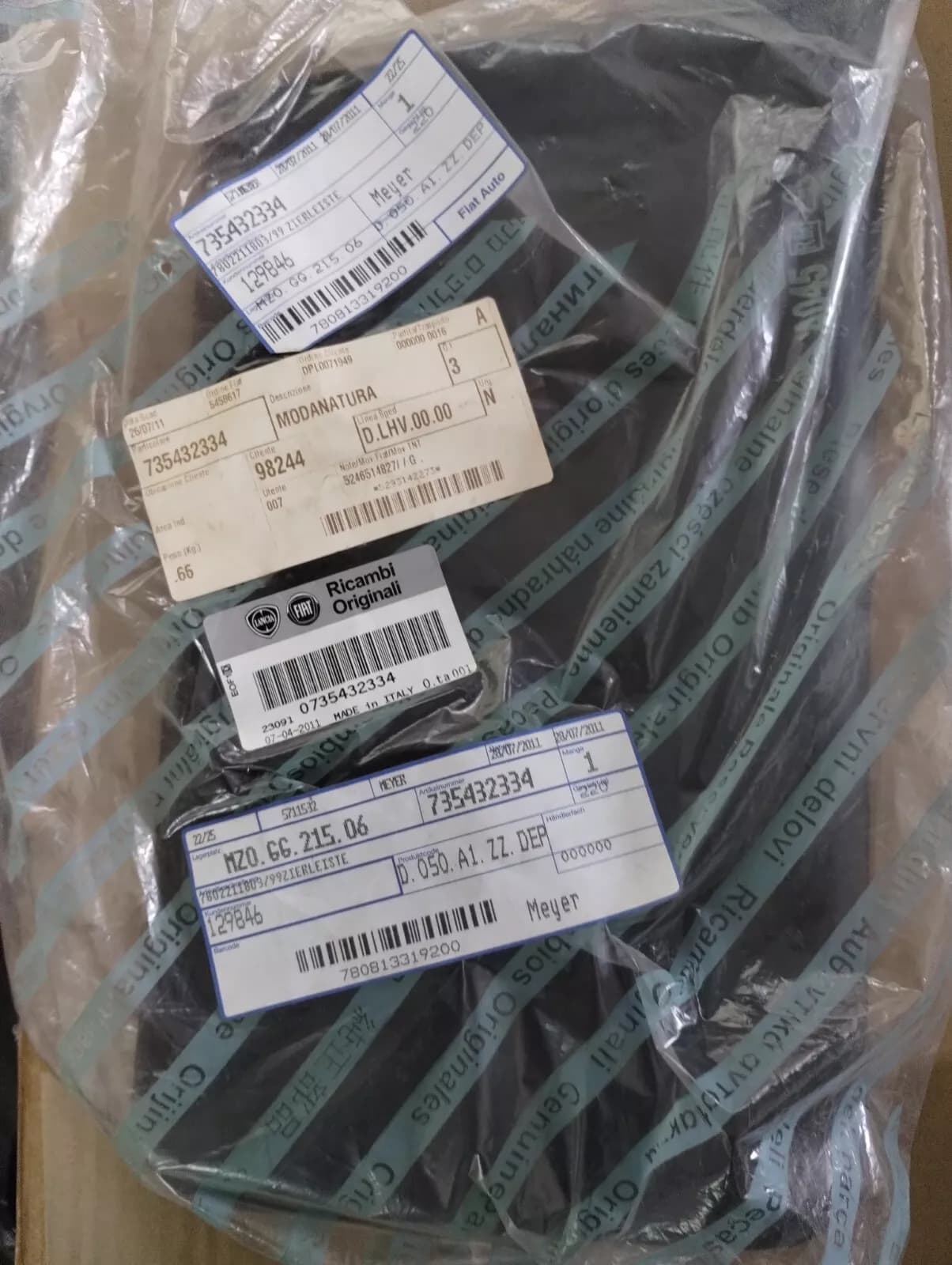 Genuine FIAT MOULDING No : 735432334