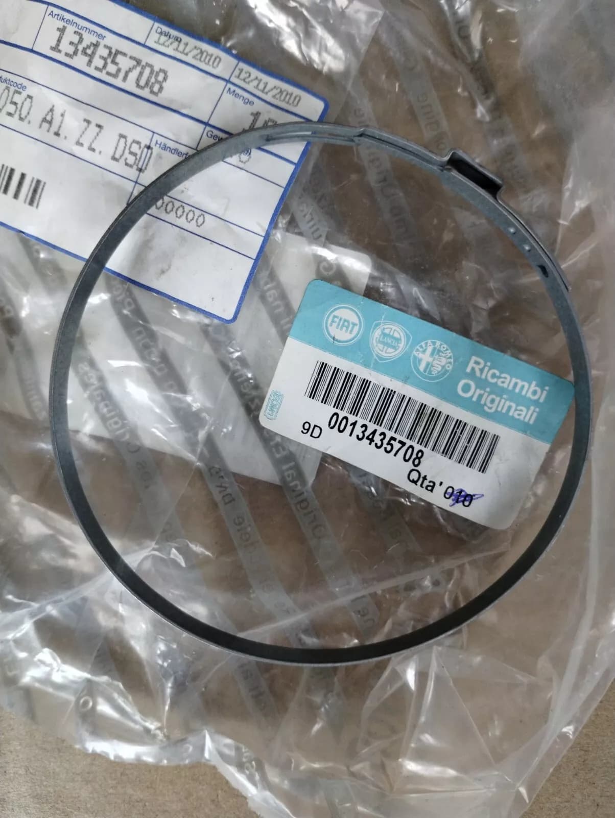 Genuine Fiat, Alfa Romeo clamp 9 pcs No: 13435708