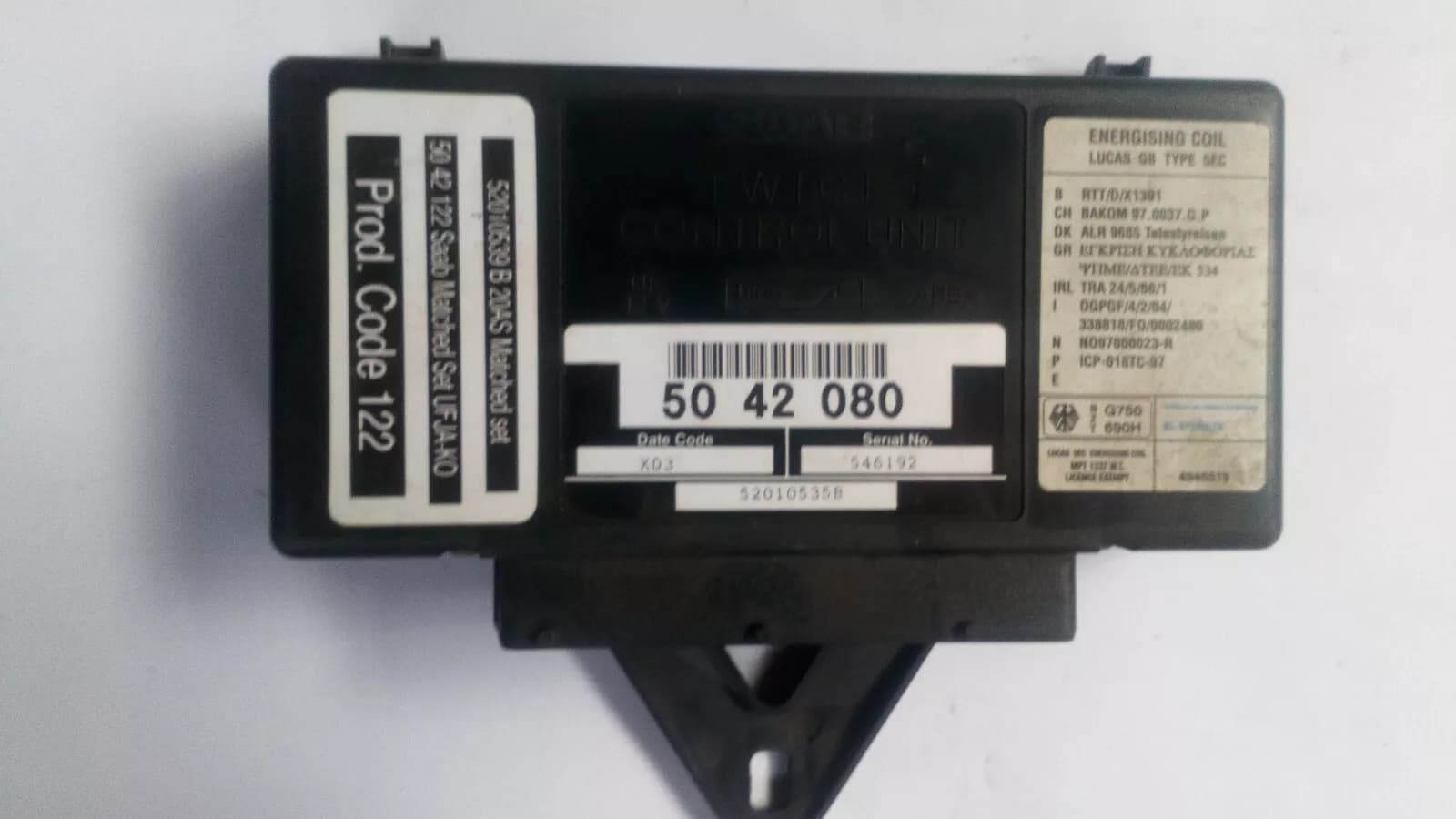 Saab 9-3 (1998-2003) ECU No:5042080