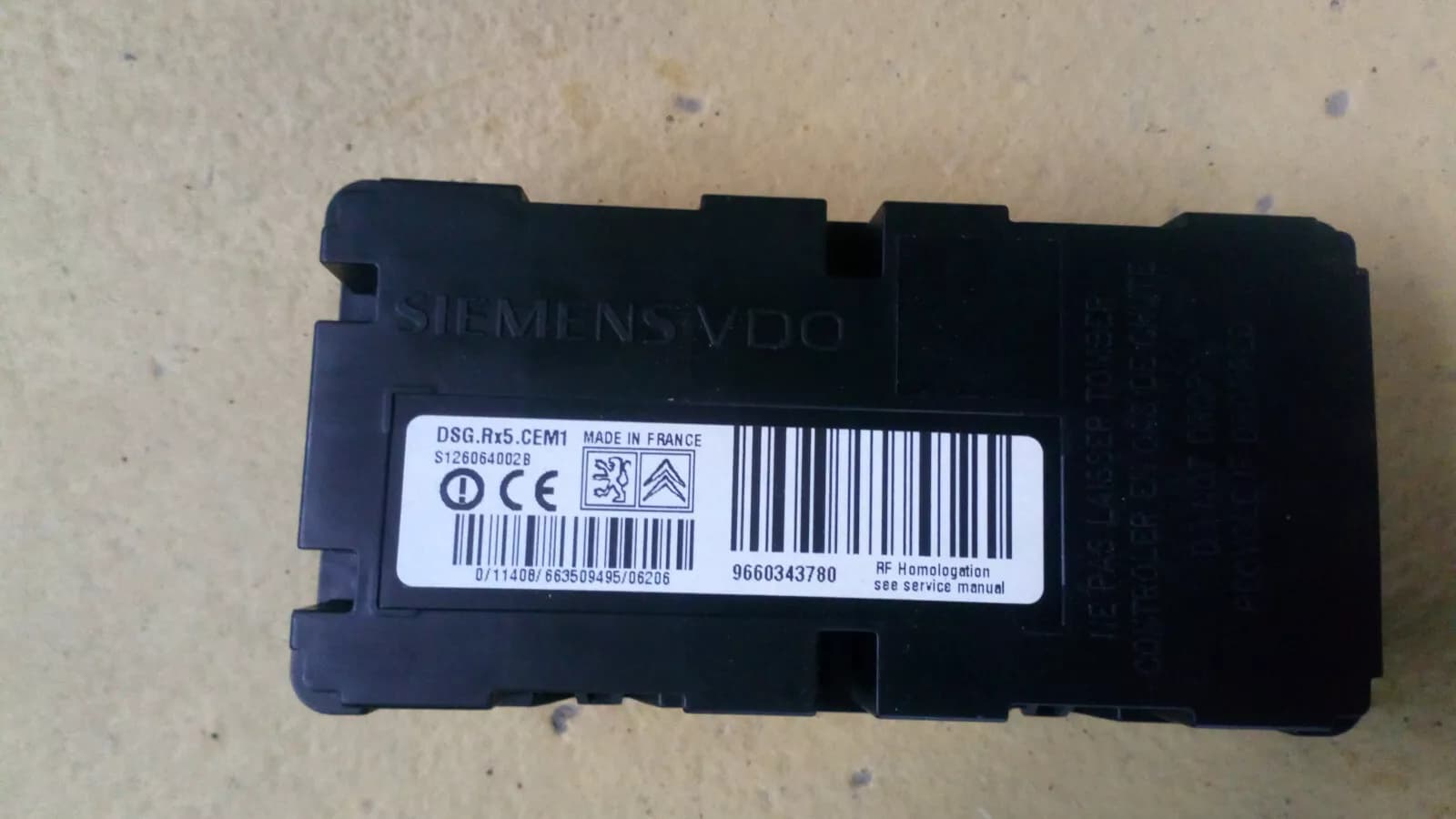 Peugeot 607 tire pressure module Part no :9660343780 Year:2008-