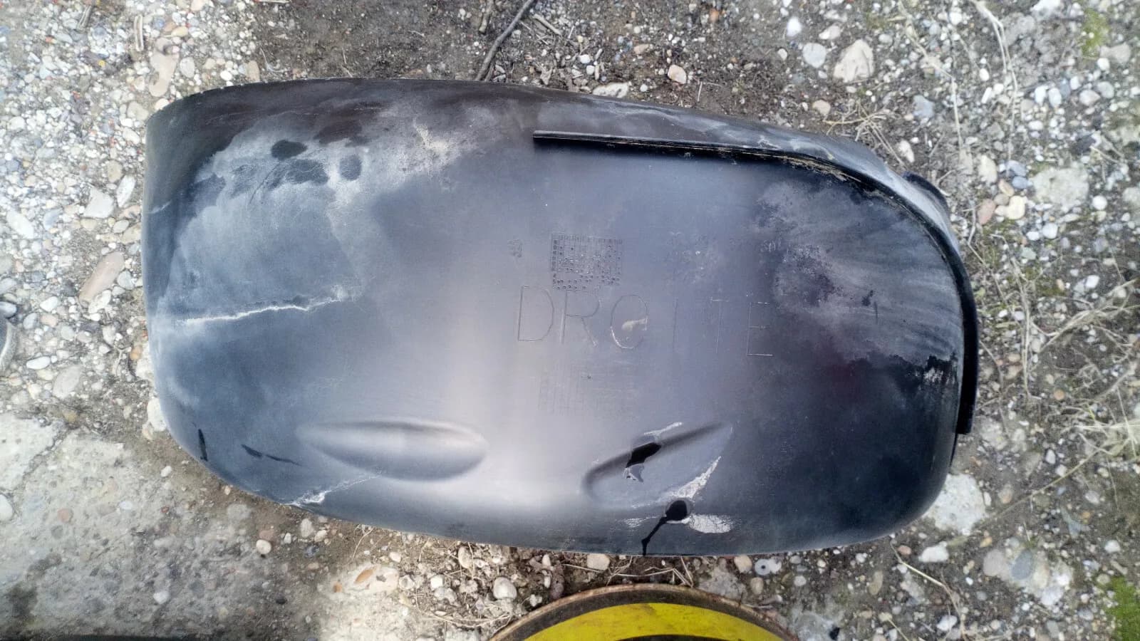 Peugeot 607 inner fender, wheel arch liner right rear part no:9629152180