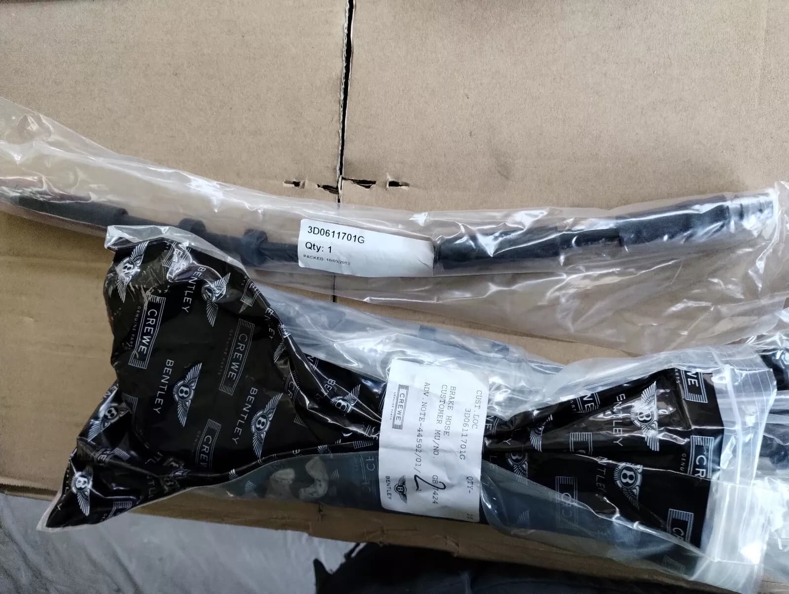 Bentley genuine BRAKE HOSE No:3D0611701G