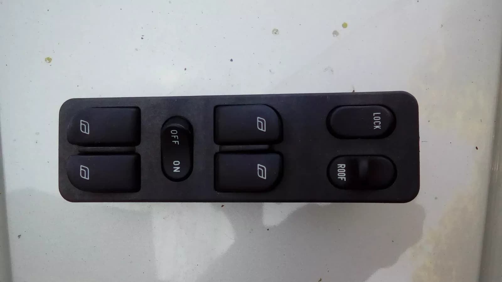 SAAB 9000 CSE, CDE Window regulator switch block with sunroof function