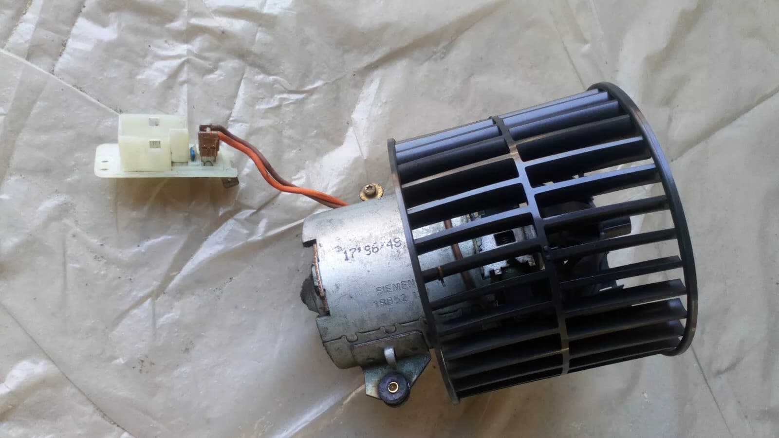Saab 900 II, 9-3 fan motor, blower motor. Year: 1994-98