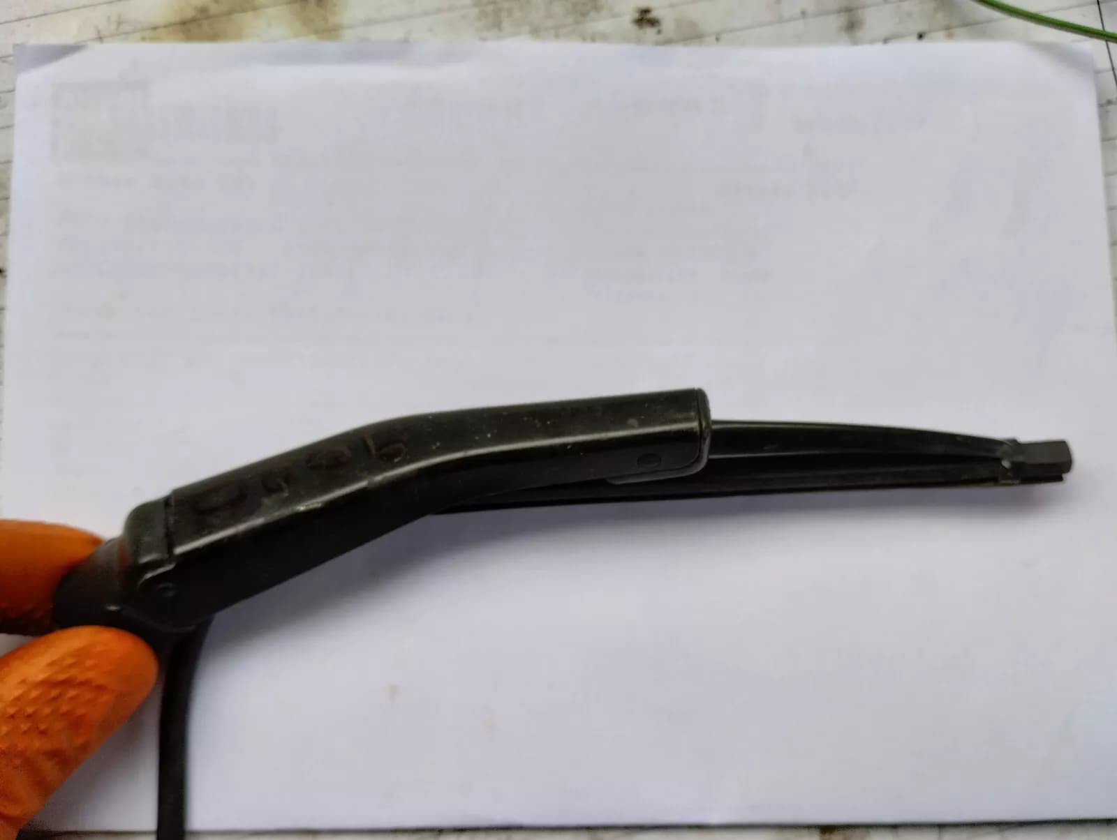 SAAB 9000, Wiper arm right, windshield wiper right, part no: 9082561