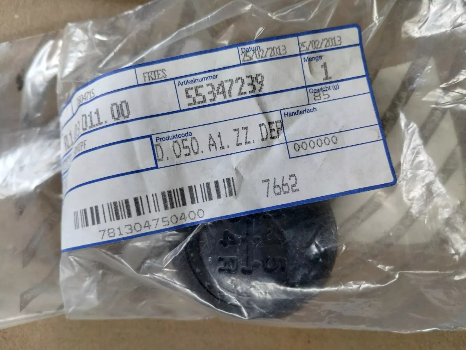 Genuine Fiat GEAR SHIFT KNOB No : 55347239