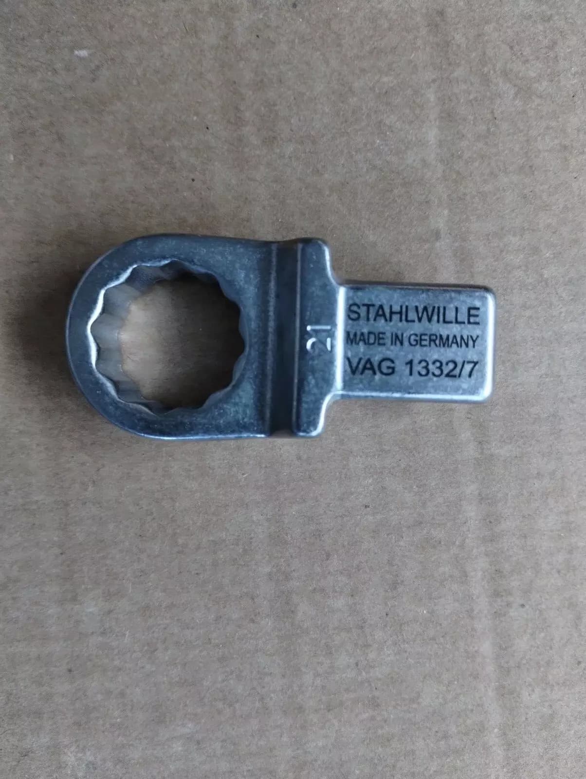 NEW BENTLEY genuine Torque Wrench Insert - Ring wrench 21mm No: VAG 1332/7