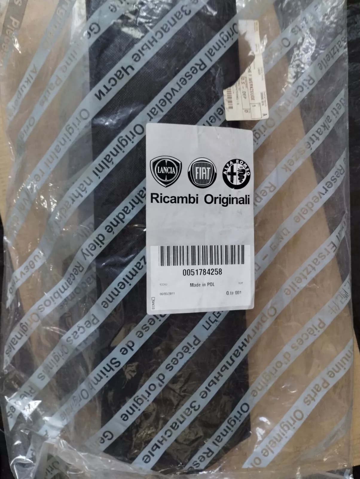 Genuine Fiat Toolbag No: 51784258