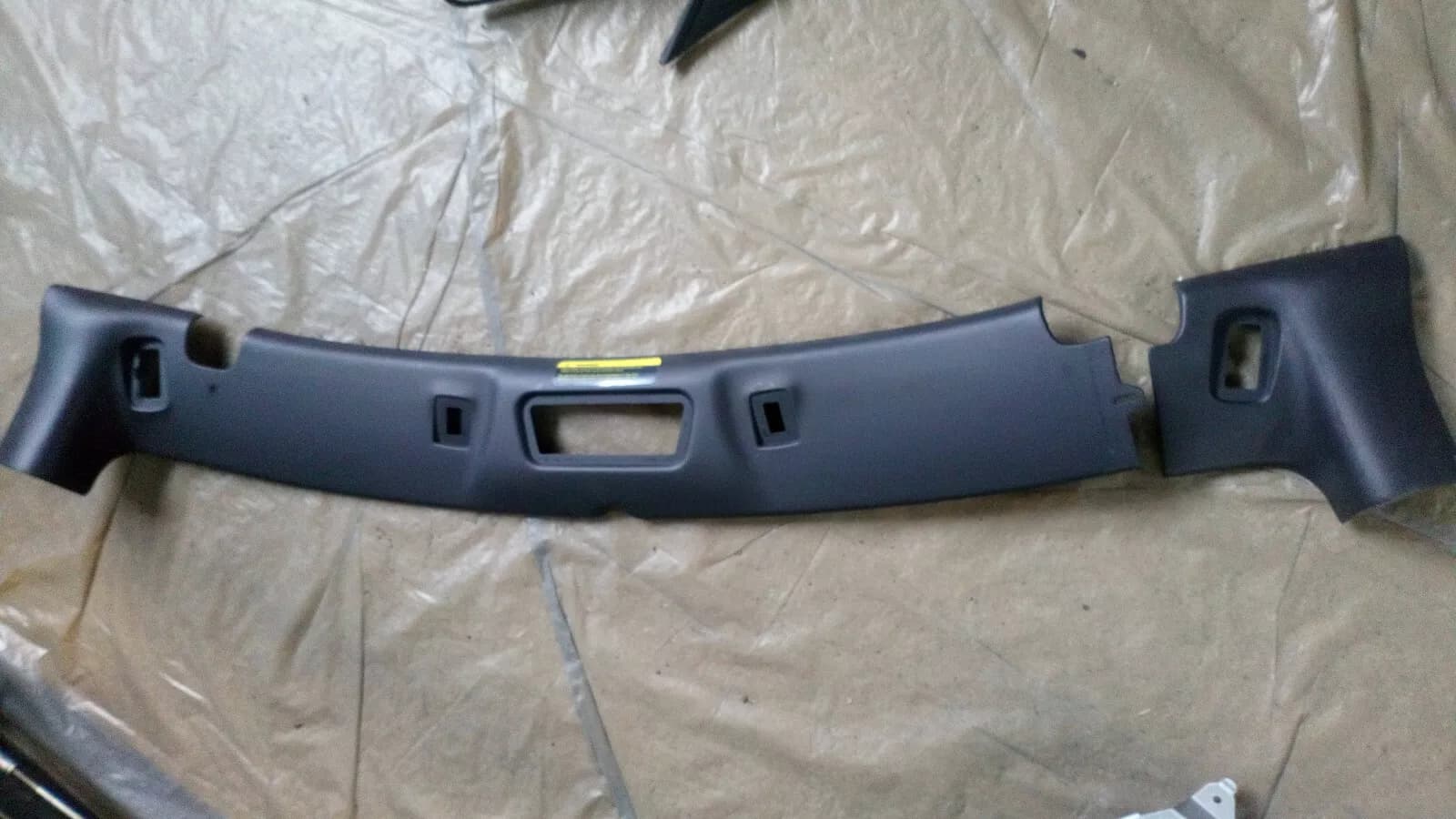 Saab 900NG Convertible pillar cover part no:4971878,4423489 year:1996