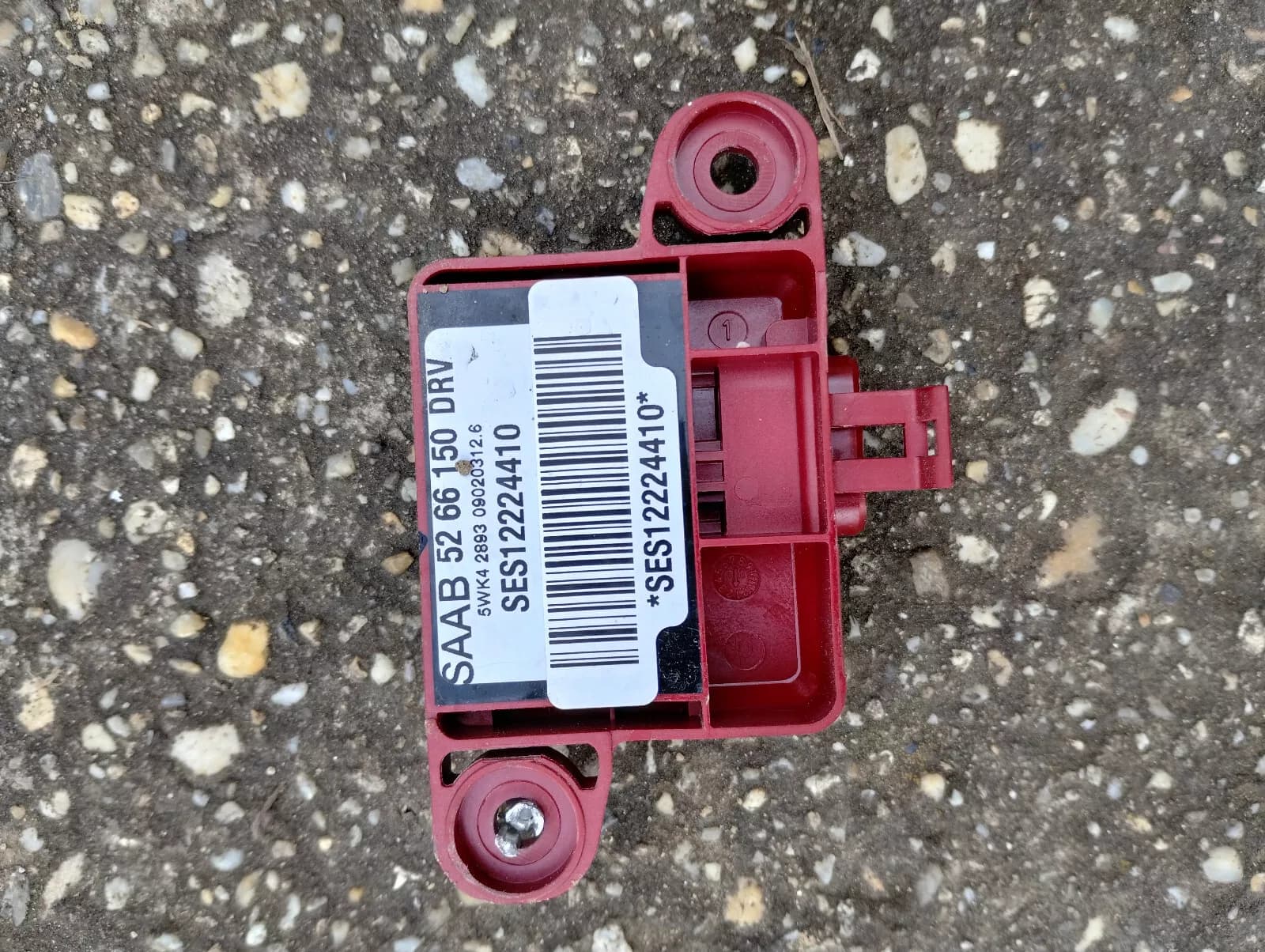 Saab 9-3 Coupé, convertible, airbag sensor no:5266150, 12224410