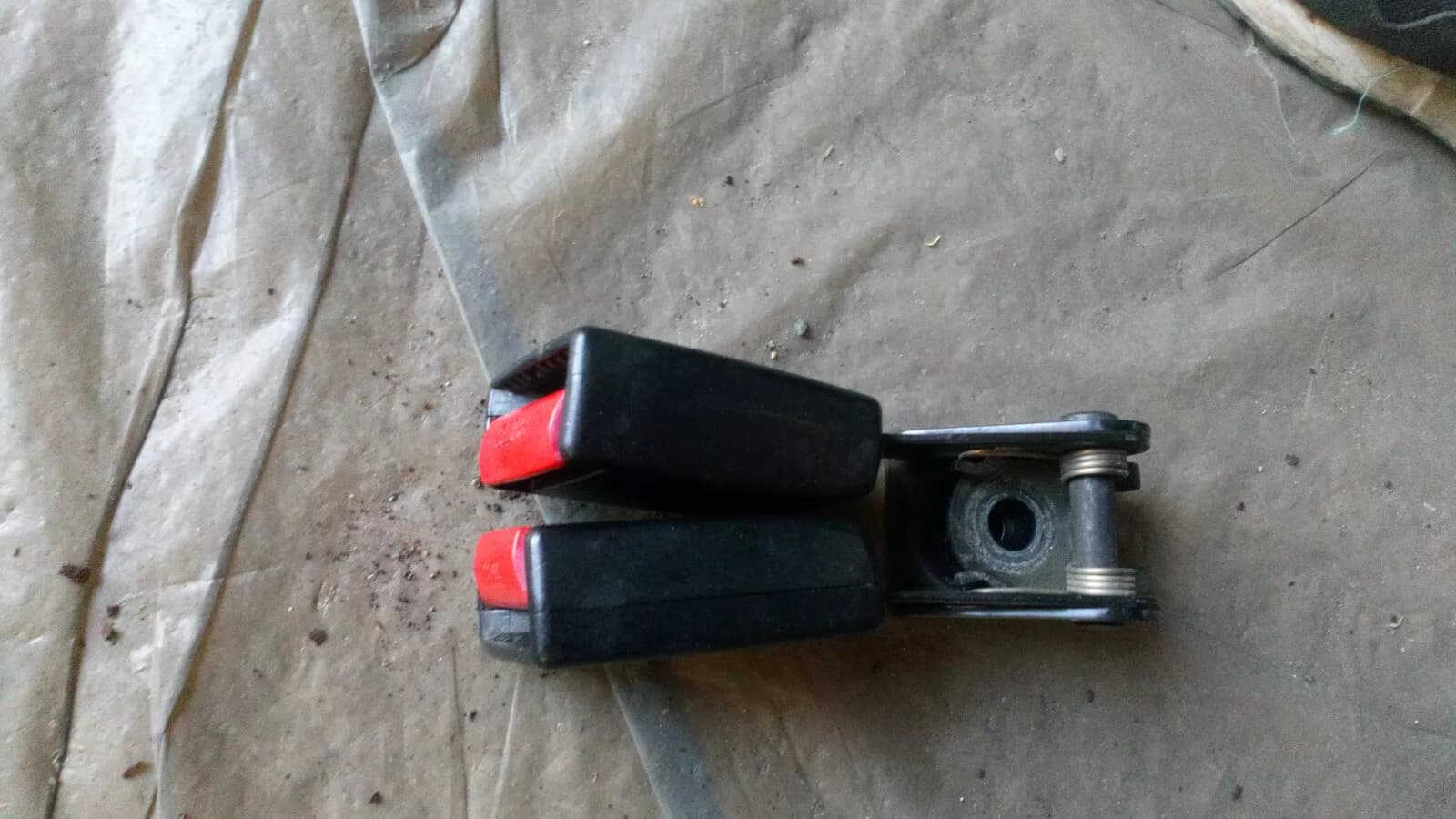 SAAB 9-3, 900NG Convertible seat belt buckle, rear part no:4629780 year:1996-03