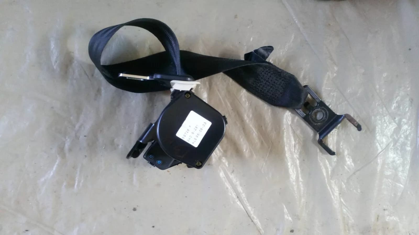 SAAB 9000 CSE, CDE, seat belt left rear year:1996