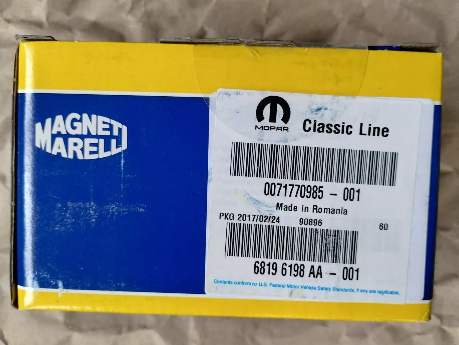 Genuine Fiat, Lancia, Alfa Romeo, Pad set Nr: 71770985